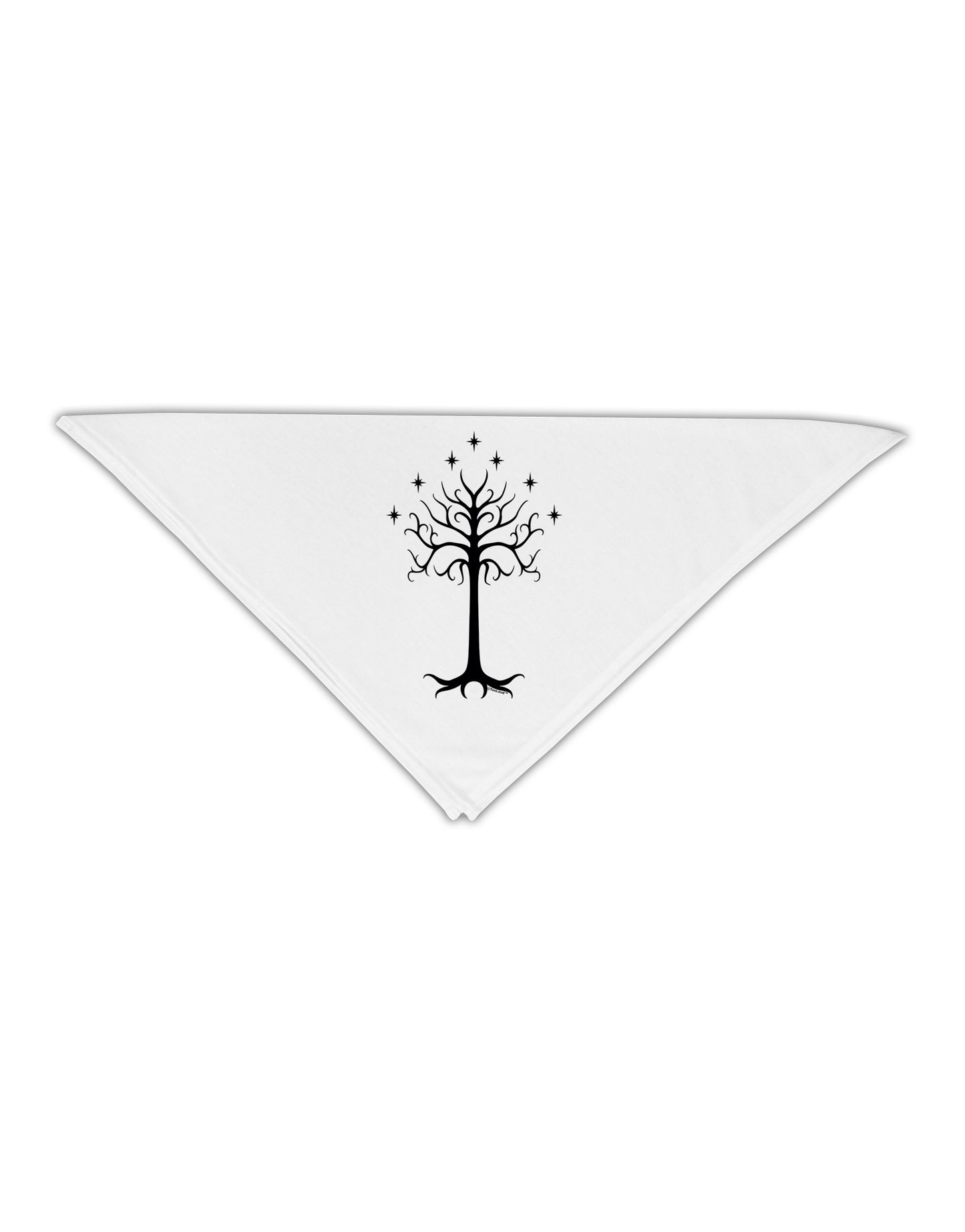 The Royal White Tree Adult 19" Square Bandana by TooLoud-Square Bandanas-TooLoud-White-One-Size-Adult-Davson Sales