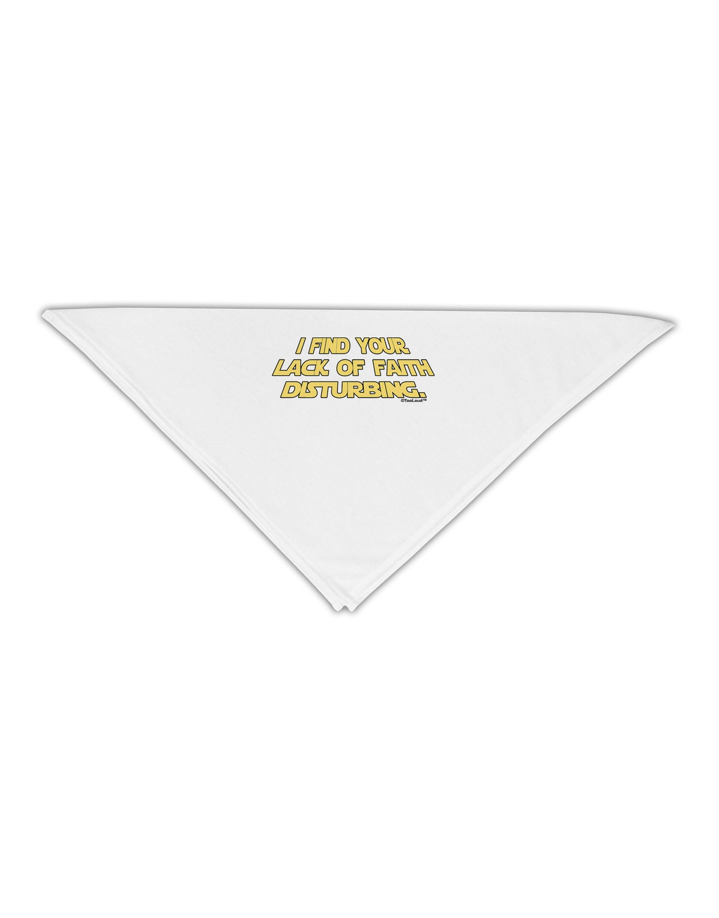 Lack of Faith Adult 19" Square Bandana-Square Bandanas-TooLoud-White-One-Size-Adult-Davson Sales