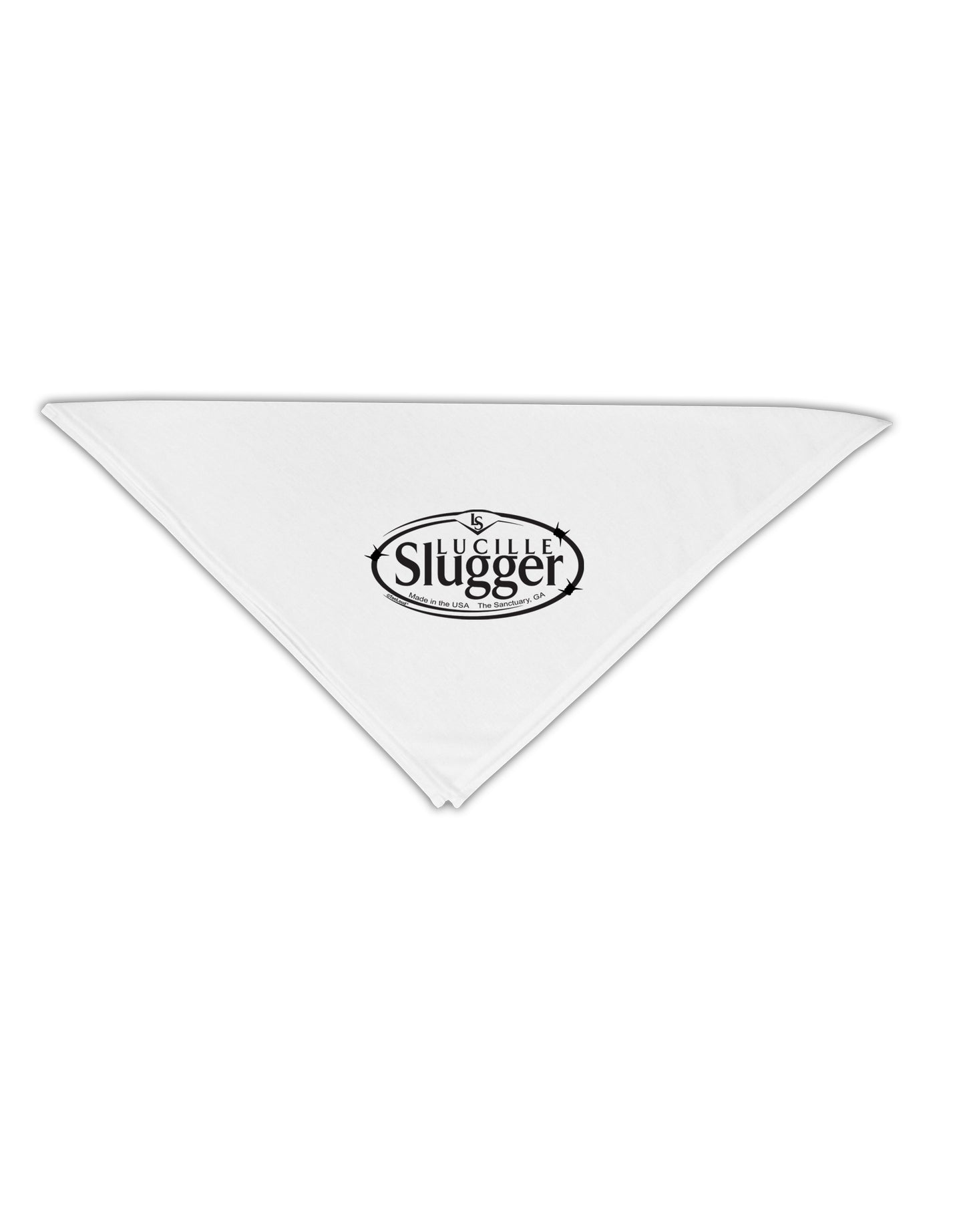 Lucille Slugger Logo Adult 19" Square Bandana by TooLoud-Square Bandanas-TooLoud-White-One-Size-Adult-Davson Sales
