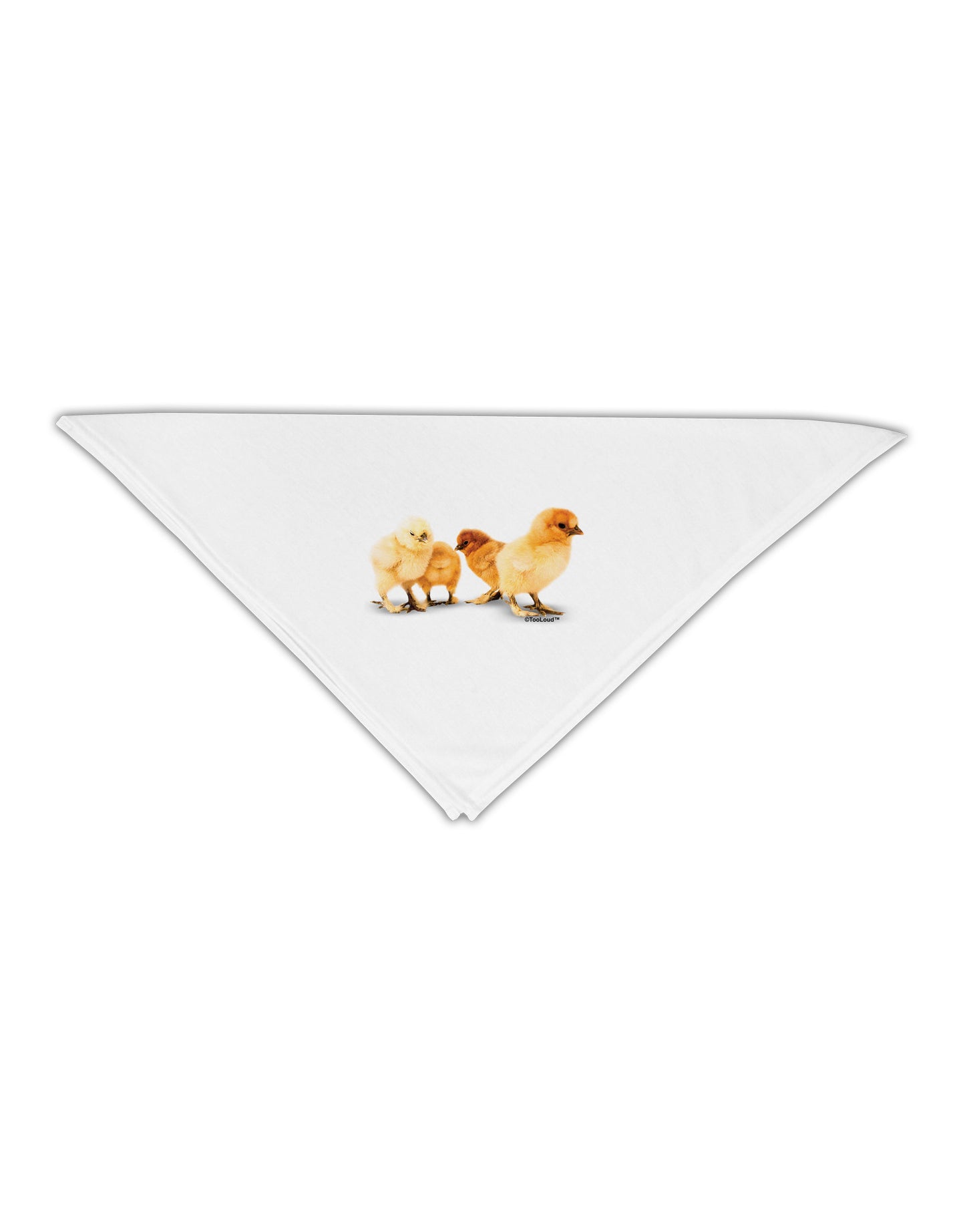 Cute Chicks Adult 19" Square Bandana-Square Bandanas-TooLoud-White-One-Size-Adult-Davson Sales