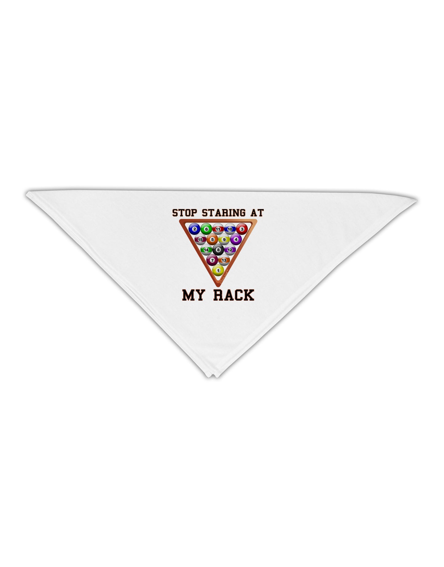 Stop Staring At My Rack - Pool Adult 19" Square Bandana-Square Bandanas-TooLoud-White-One-Size-Adult-Davson Sales