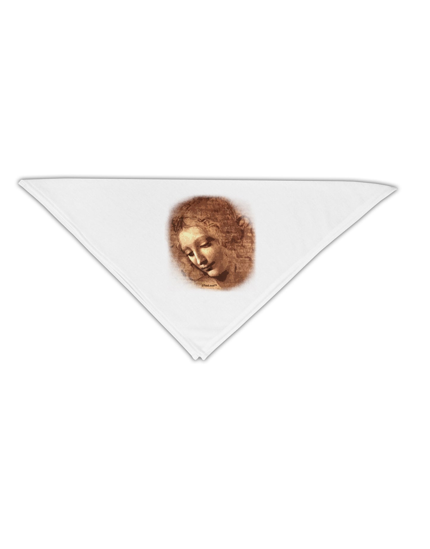Lady With Disheveled Hair Adult 19" Square Bandana-Square Bandanas-TooLoud-White-One-Size-Adult-Davson Sales