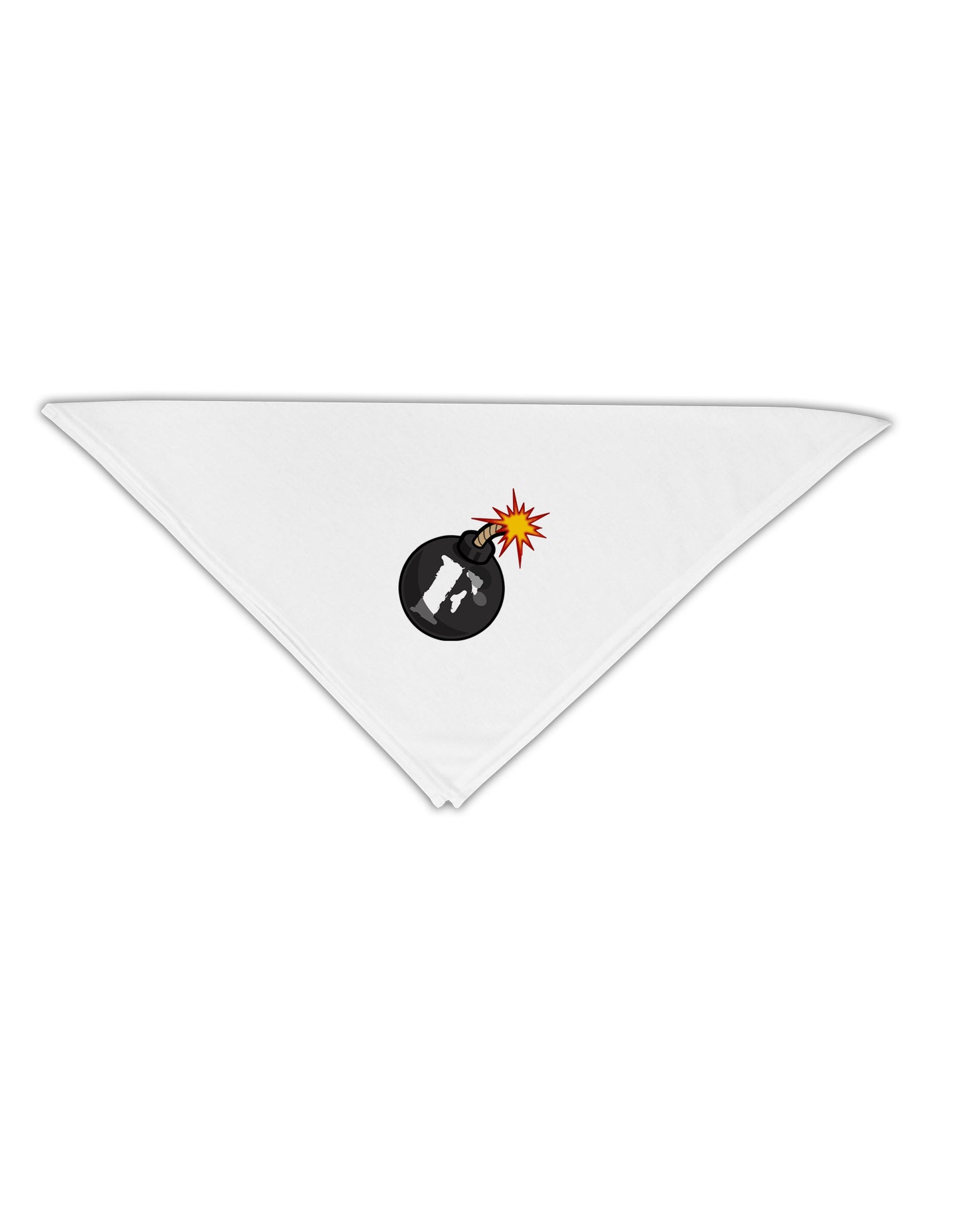 F-Bomb Funny Adult 19" Square Bandana by TooLoud-Square Bandanas-TooLoud-White-One-Size-Adult-Davson Sales