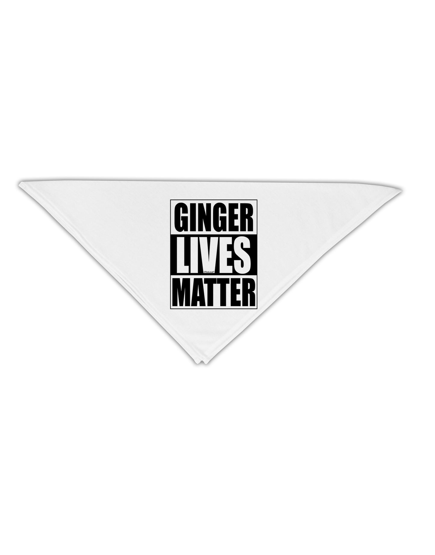 Ginger Lives Matter Adult 19" Square Bandana by TooLoud-Square Bandanas-TooLoud-White-One-Size-Adult-Davson Sales