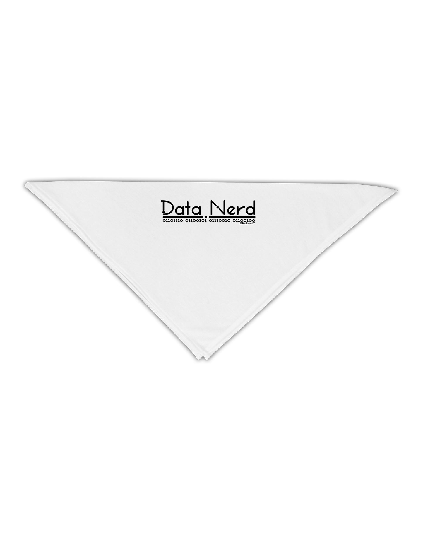 Data Nerd Adult 19" Square Bandana by TooLoud-Square Bandanas-TooLoud-White-One-Size-Adult-Davson Sales