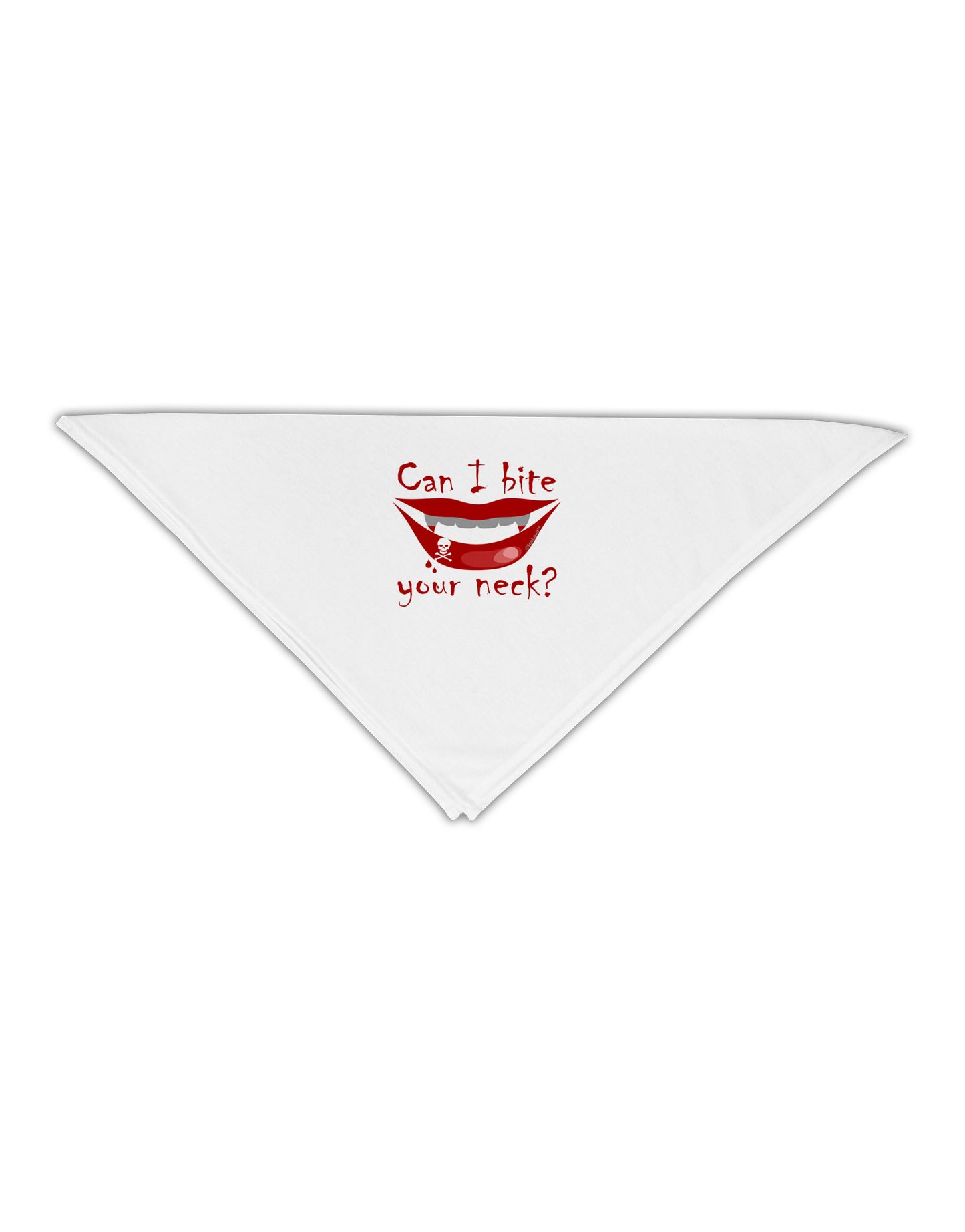 Bite your neck Adult 19" Square Bandana-Square Bandanas-TooLoud-White-One-Size-Adult-Davson Sales
