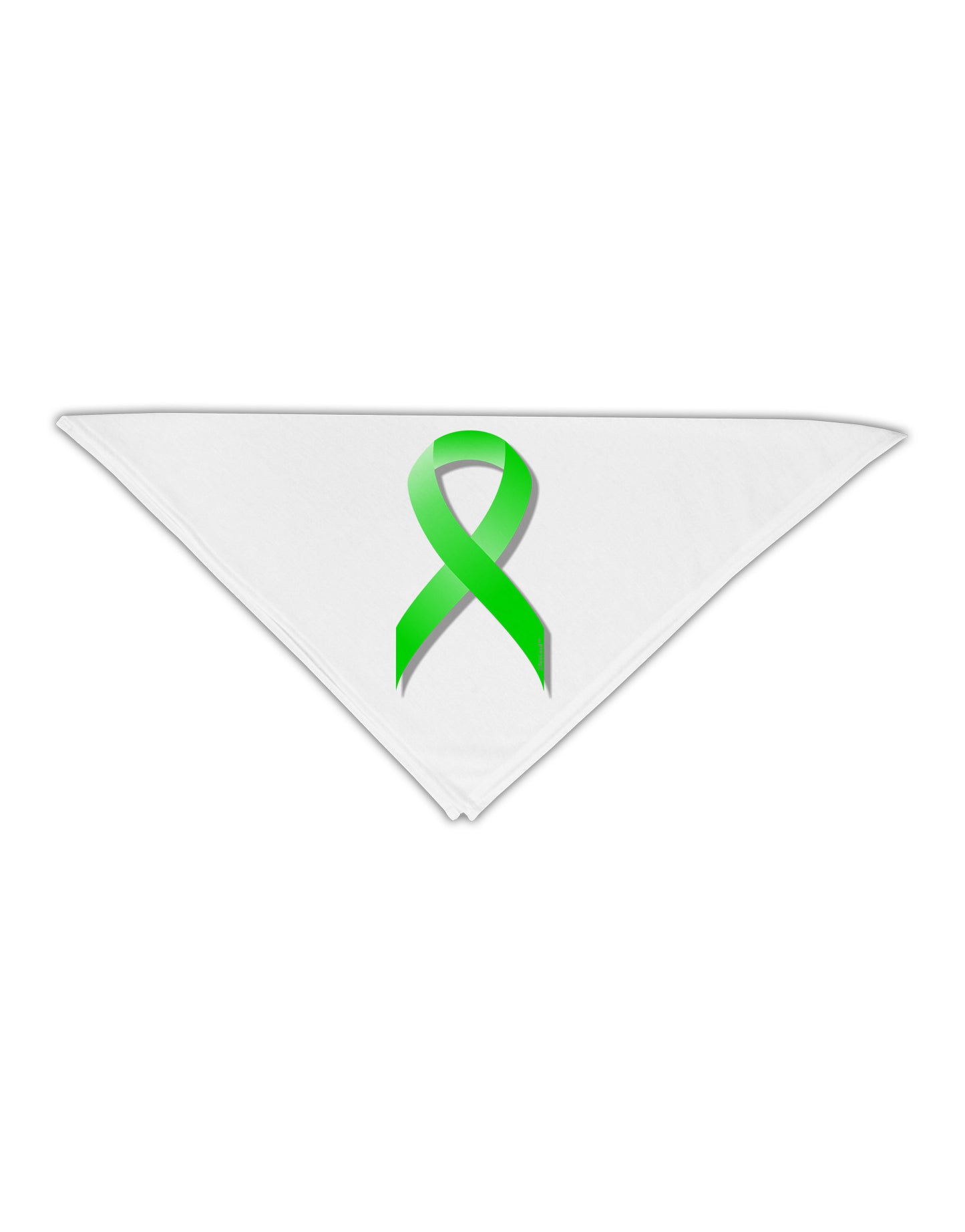 Lyme Disease Awareness Ribbon - Lime Green Adult 19" Square Bandana-Square Bandanas-TooLoud-White-One-Size-Adult-Davson Sales