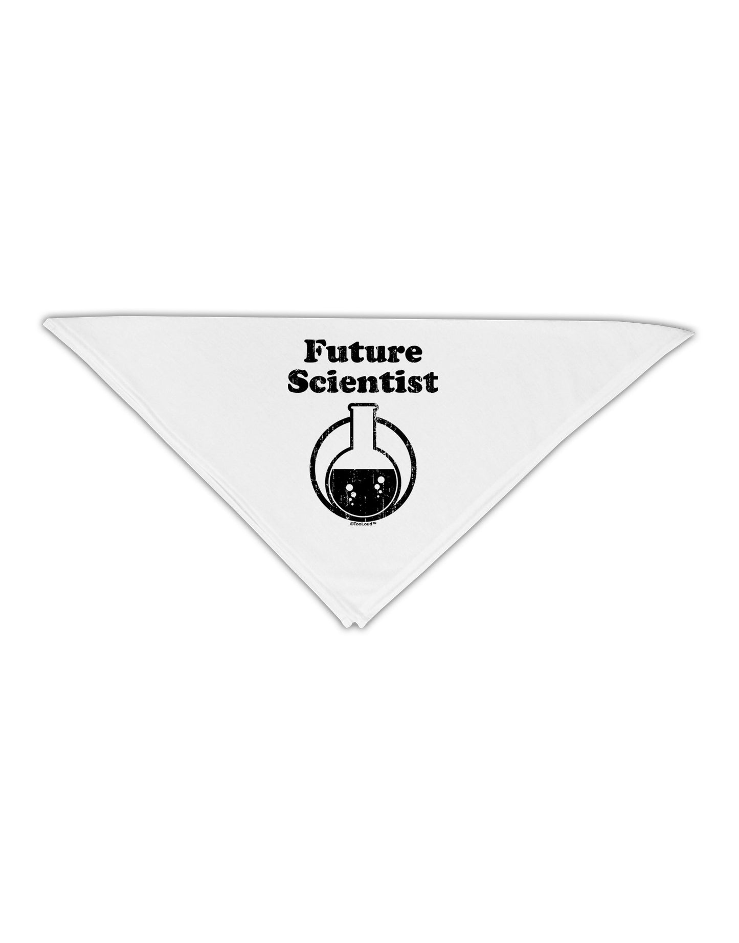 Future Scientist Distressed Adult 19" Square Bandana-Square Bandanas-TooLoud-White-One-Size-Adult-Davson Sales