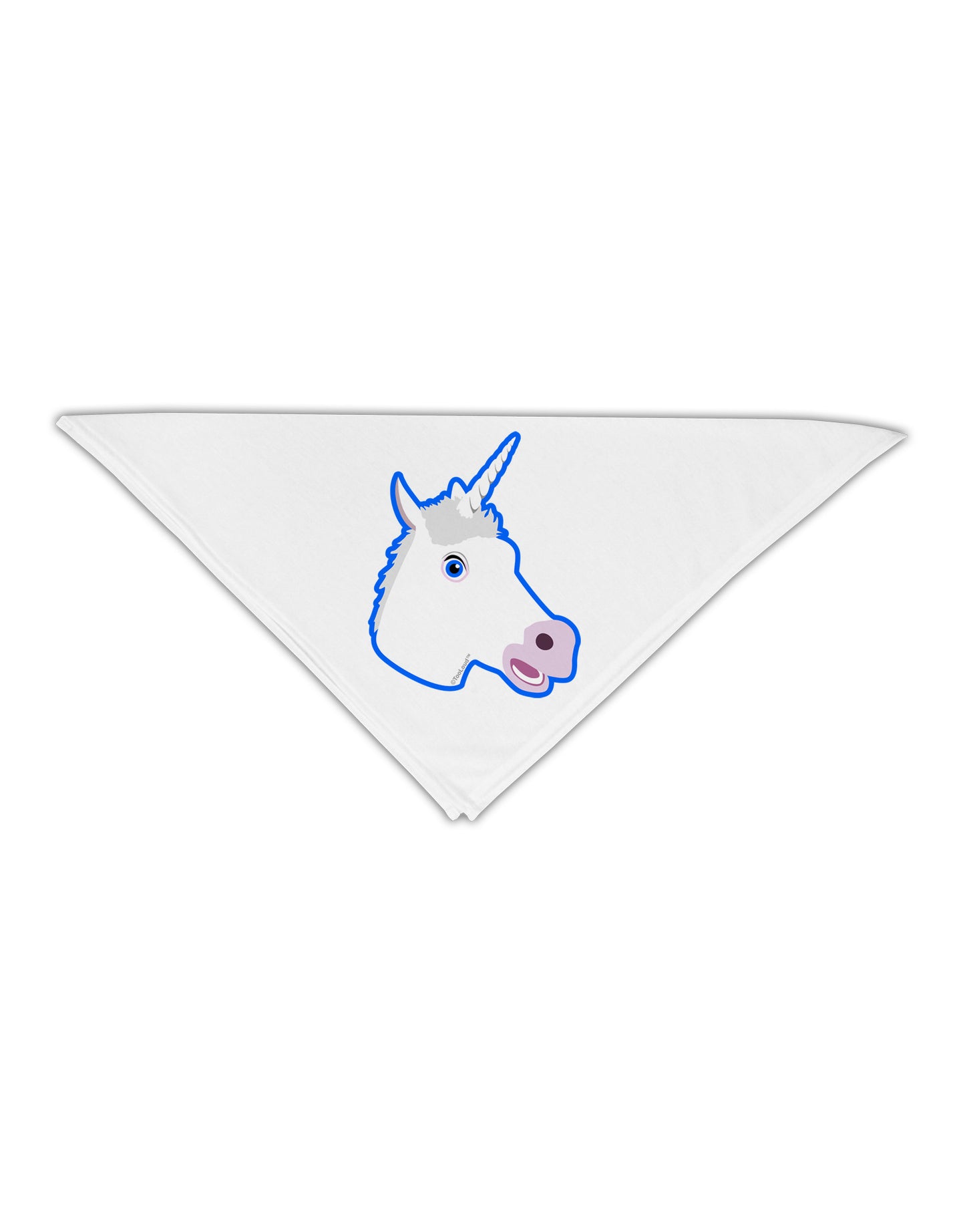Fanciful Unicorn Adult 19" Square Bandana-Square Bandanas-TooLoud-White-One-Size-Adult-Davson Sales