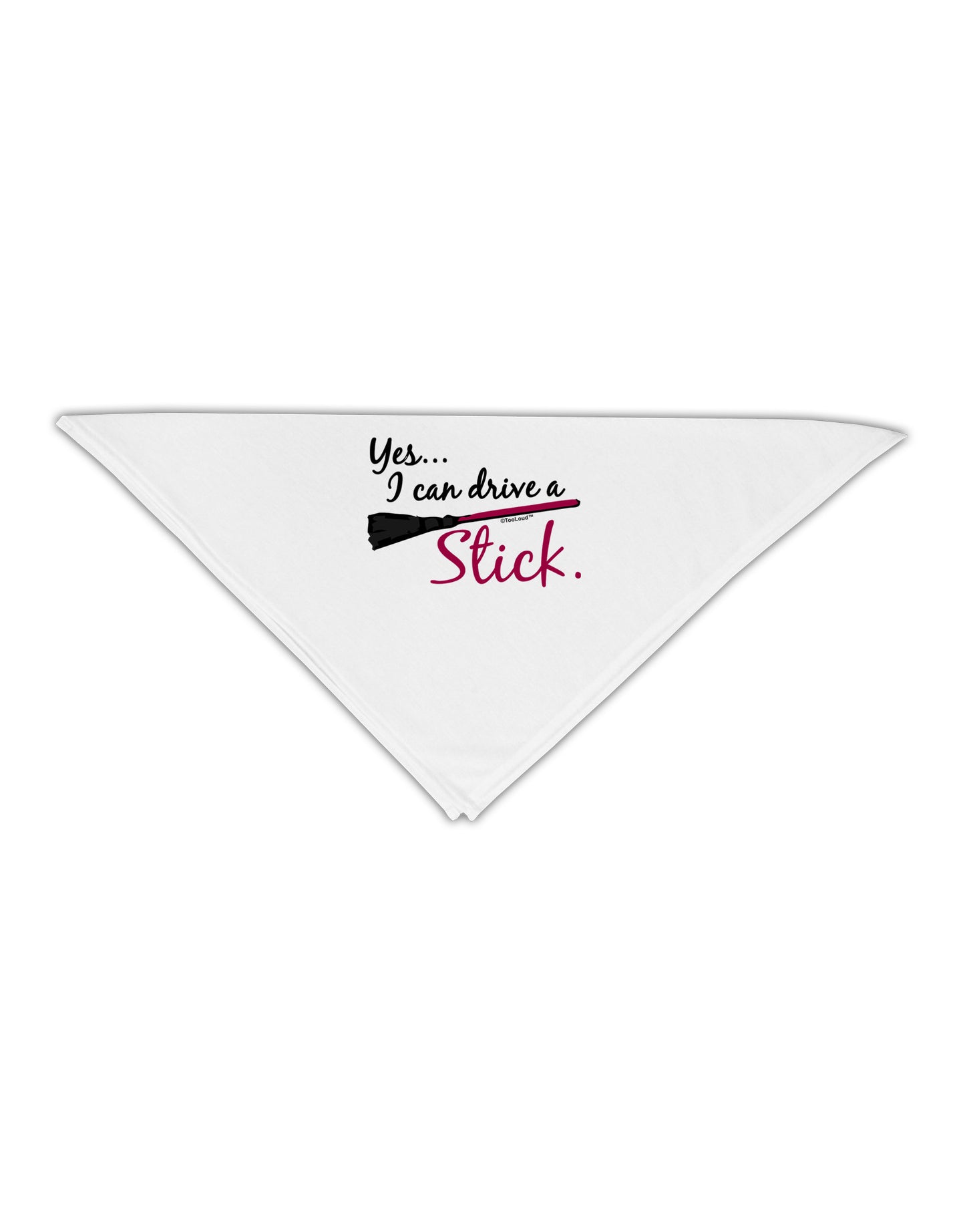 Drive Stick Pink Adult 19" Square Bandana-Square Bandanas-TooLoud-White-One-Size-Adult-Davson Sales
