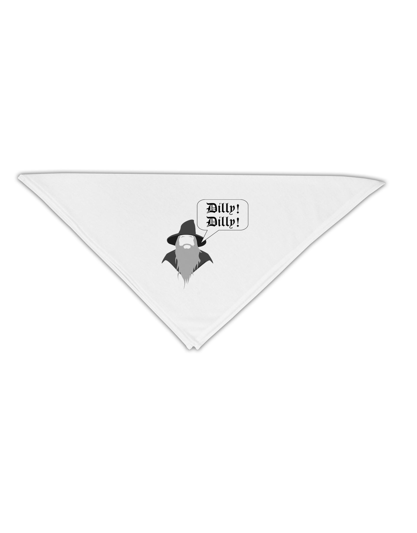Wizard Dilly Dilly Adult 19" Square Bandana by TooLoud-Square Bandanas-TooLoud-White-One-Size-Adult-Davson Sales