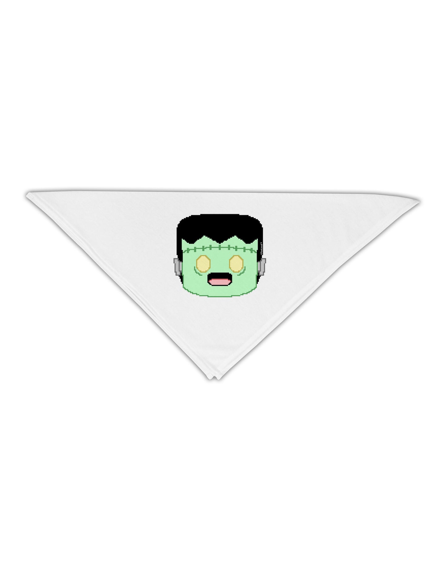 Cute Pixel Monster Adult 19" Square Bandana-Square Bandanas-TooLoud-White-One-Size-Adult-Davson Sales