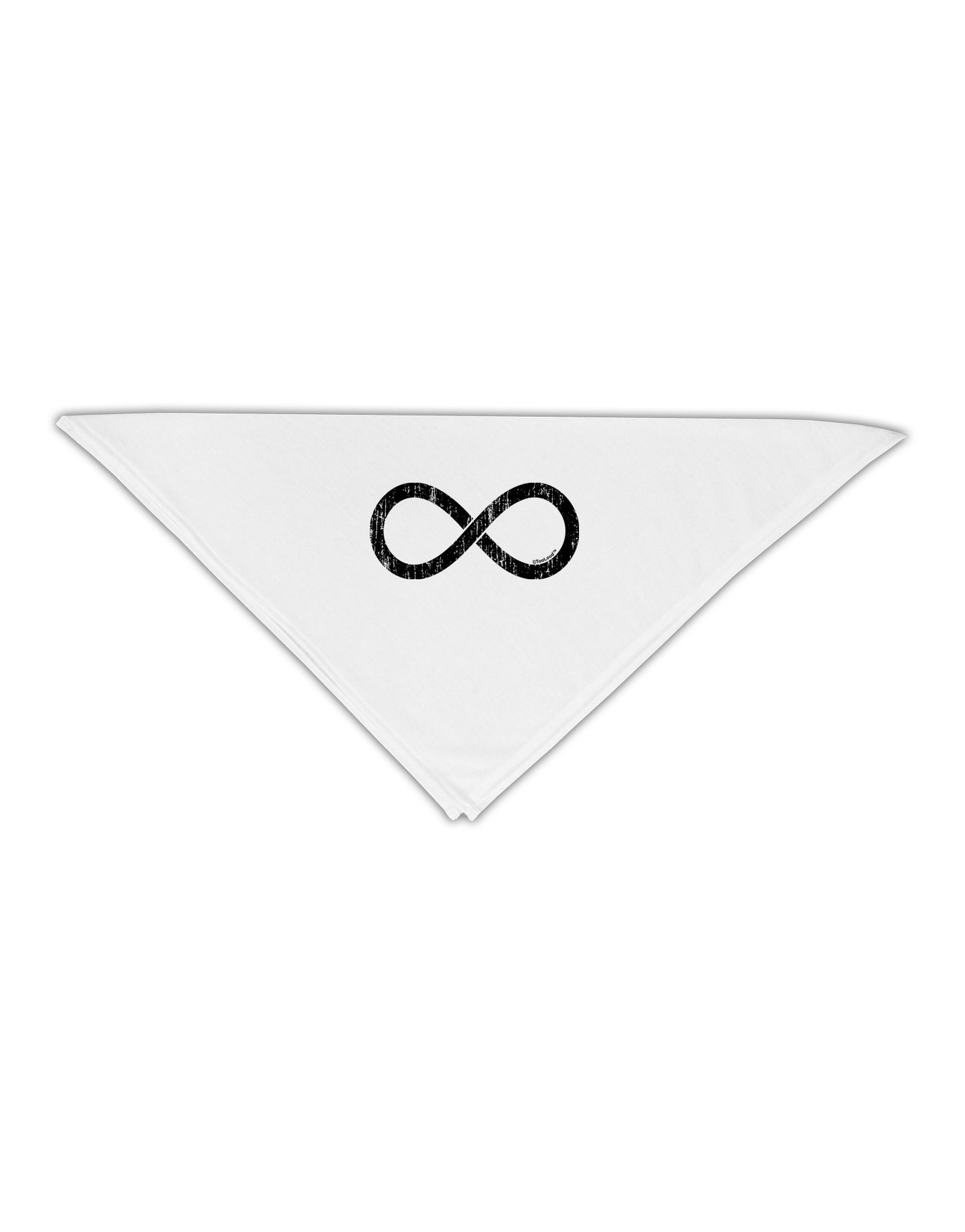Distressed Infinity Adult 19" Square Bandana-Square Bandanas-TooLoud-White-One-Size-Adult-Davson Sales
