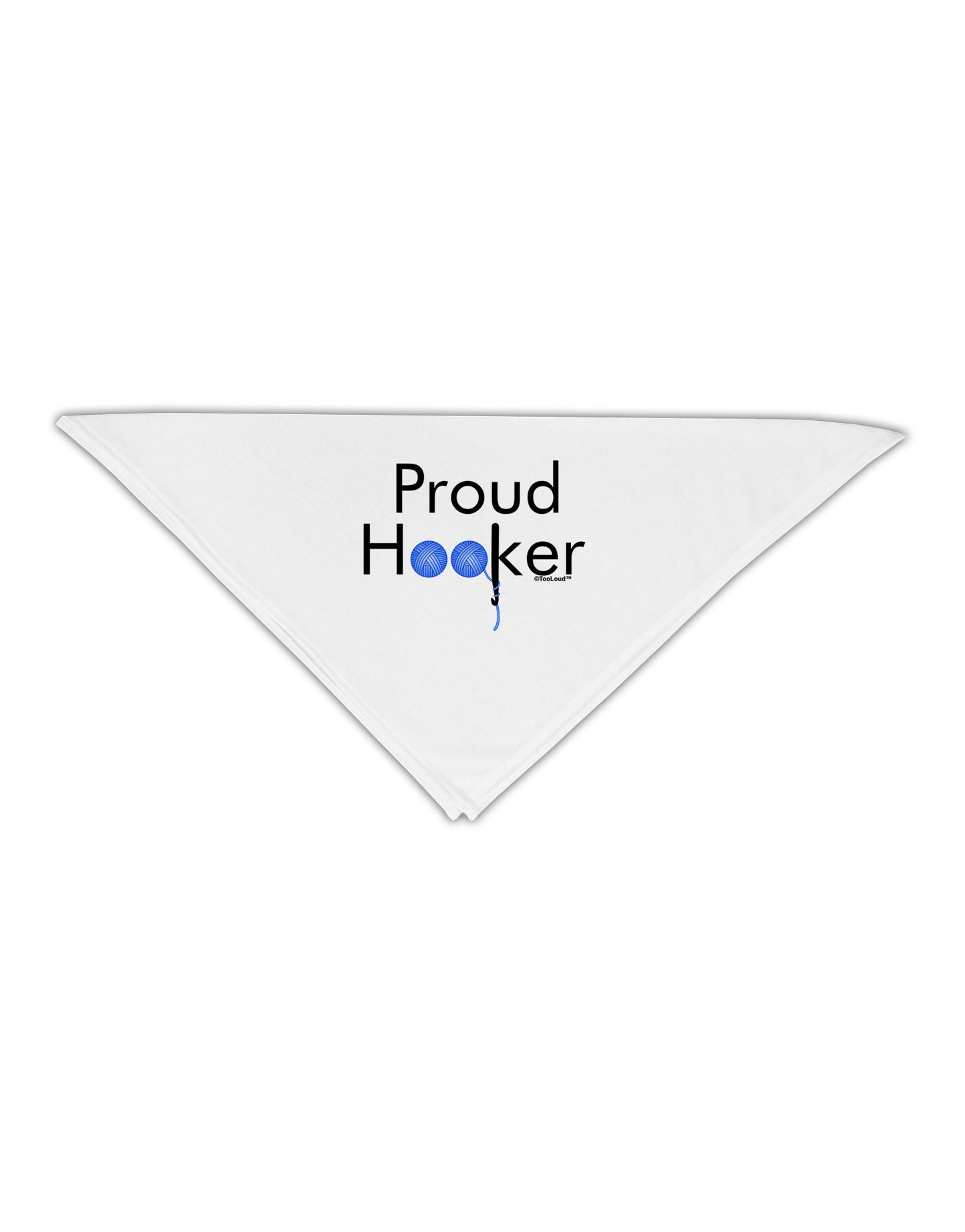 Proud Hooker Adult 19" Square Bandana-Square Bandanas-TooLoud-White-One-Size-Adult-Davson Sales