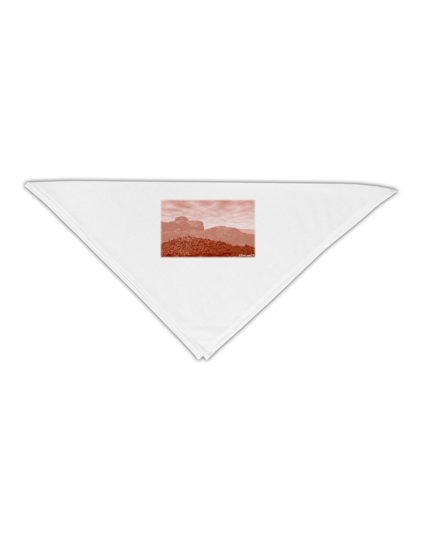 Red Planet Landscape Adult 19" Square Bandana-Square Bandanas-TooLoud-White-One-Size-Adult-Davson Sales