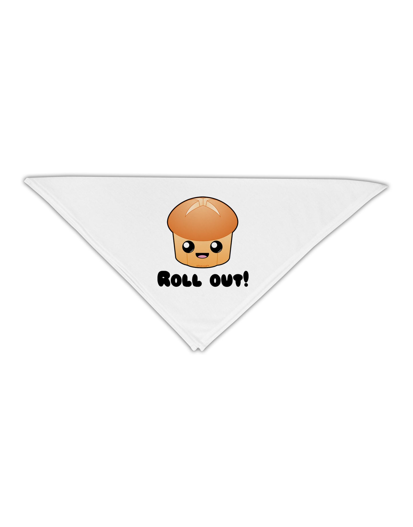 Roll Out Cute Roll Adult 19" Square Bandana-Square Bandanas-TooLoud-White-One-Size-Adult-Davson Sales