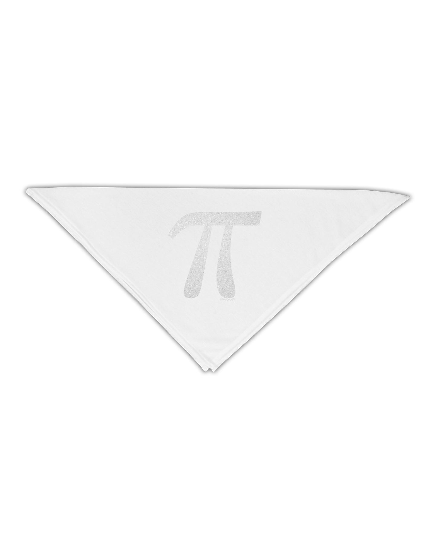 Pi Symbol Glitter - White Adult 19" Square Bandana by TooLoud-Square Bandanas-TooLoud-White-One-Size-Adult-Davson Sales