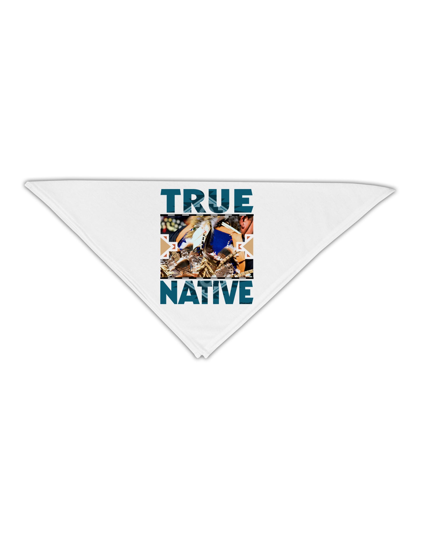 True Native American Adult 19" Square Bandana-Square Bandanas-TooLoud-White-One-Size-Adult-Davson Sales