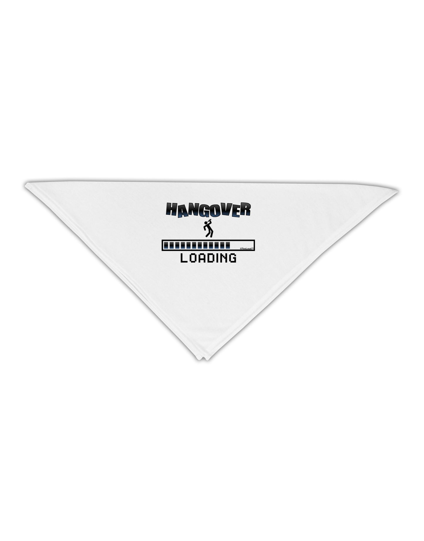 Hangover Loading Adult 19" Square Bandana-Square Bandanas-TooLoud-White-One-Size-Adult-Davson Sales