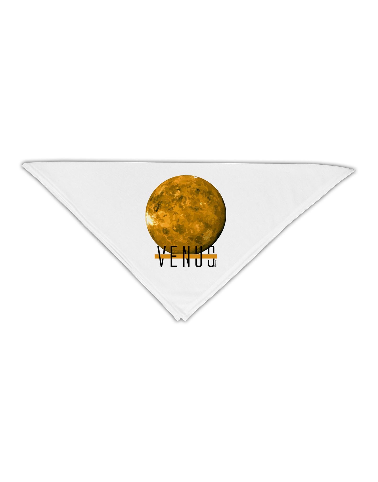 Planet Venus Text Adult 19" Square Bandana-Square Bandanas-TooLoud-White-One-Size-Adult-Davson Sales