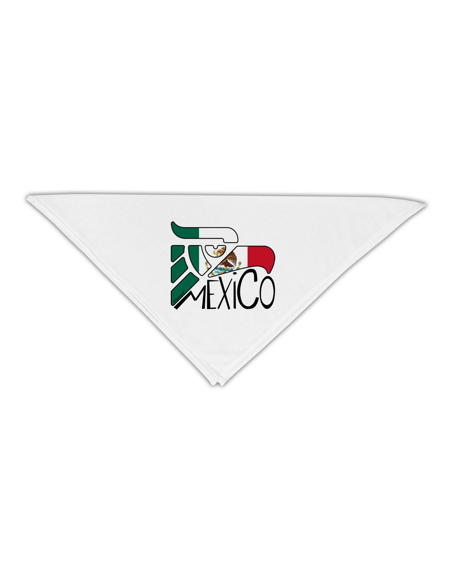 Mexico Eagle Symbol - Mexican Flag - Mexico Adult 19" Square Bandana by TooLoud-Square Bandanas-TooLoud-White-One-Size-Adult-Davson Sales