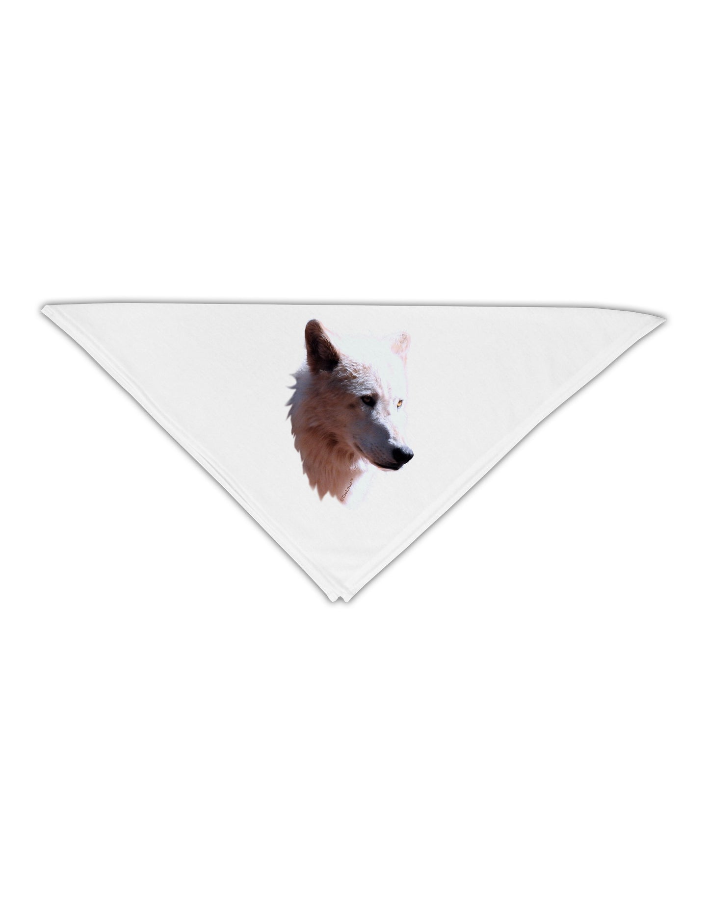 Magnificent White Wolf Head Adult 19" Square Bandana-Square Bandanas-TooLoud-White-One-Size-Adult-Davson Sales