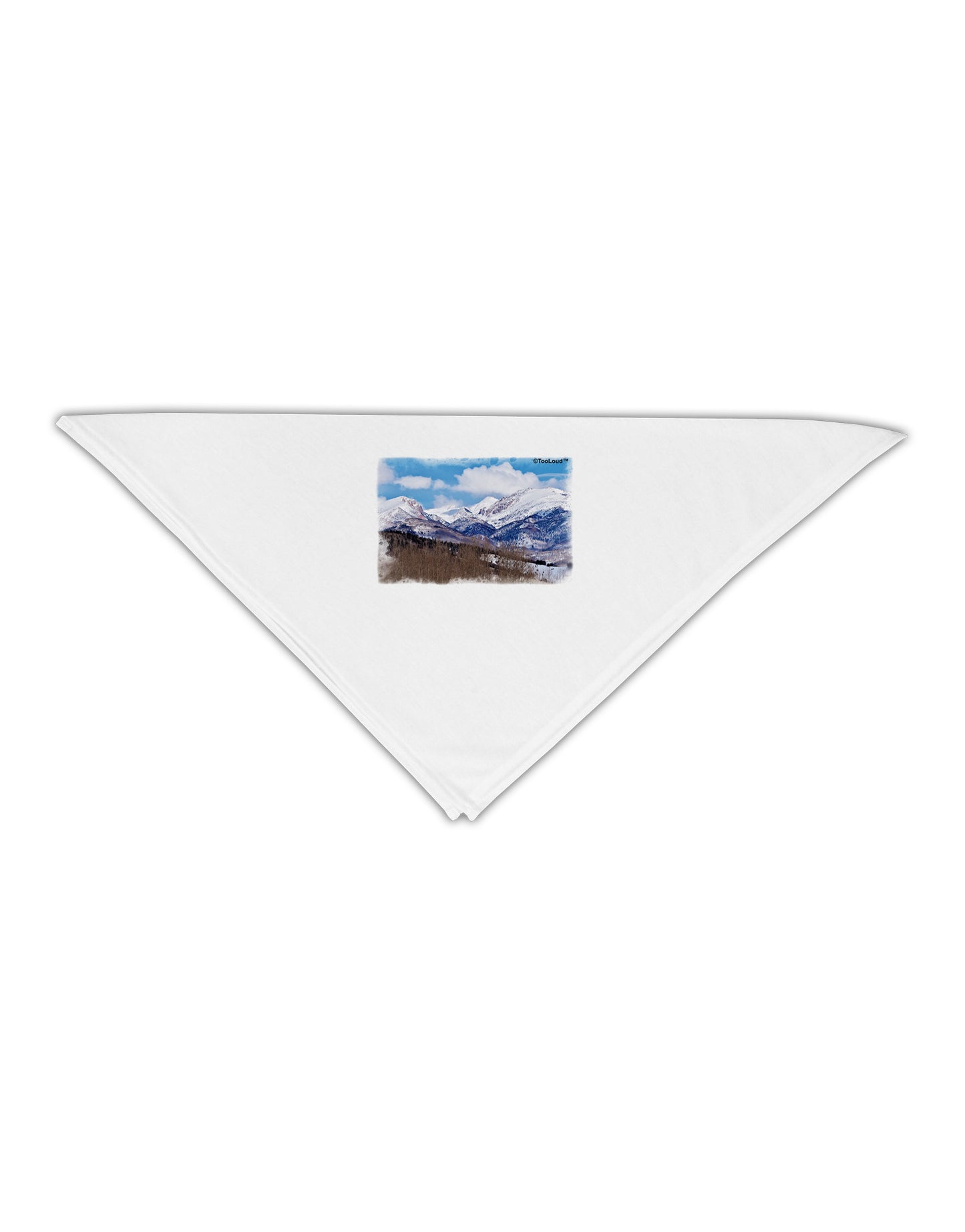 Pikes Peak Adult 19" Square Bandana-Square Bandanas-TooLoud-White-One-Size-Adult-Davson Sales