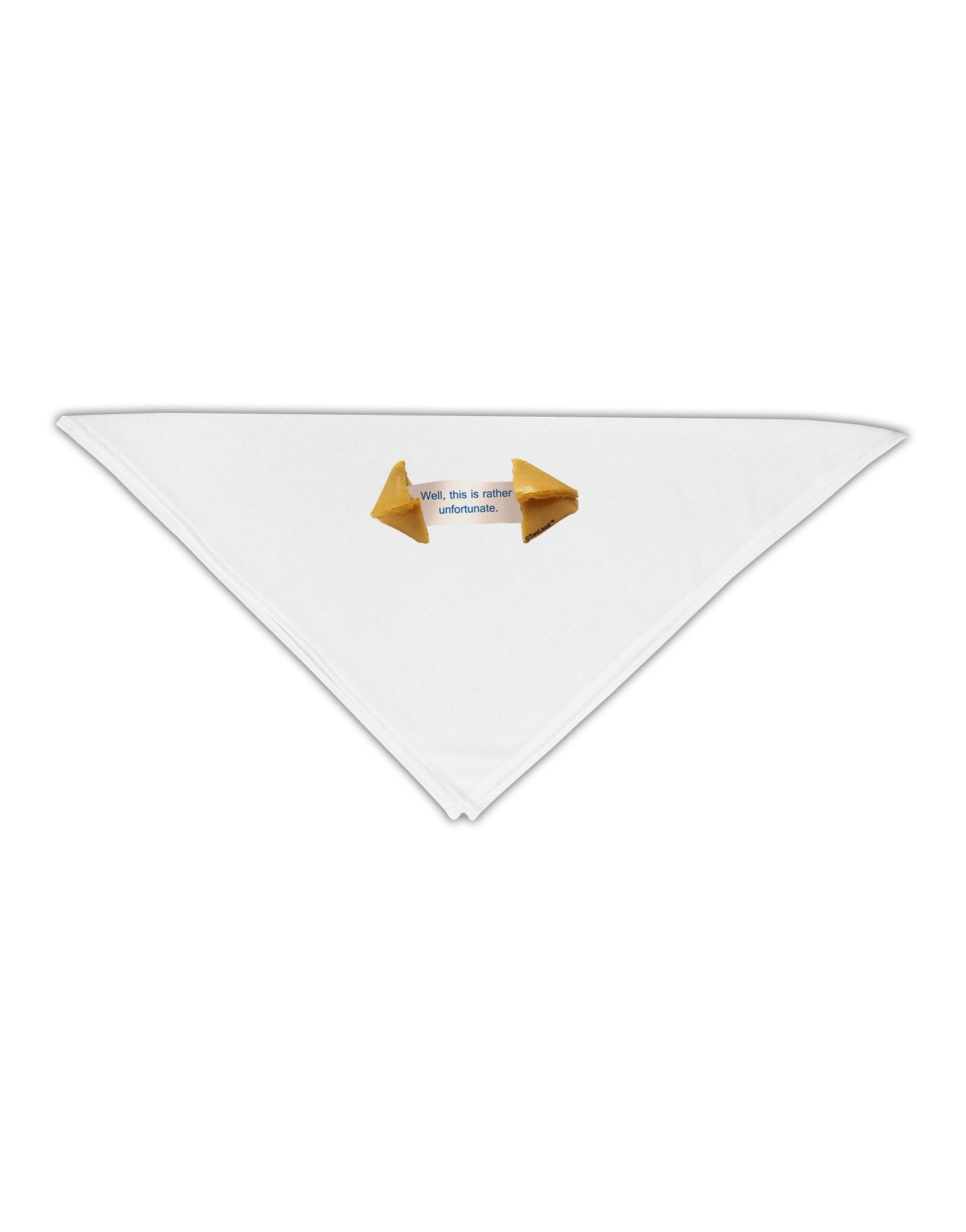Unfortunate Cookie Adult 19" Square Bandana-Square Bandanas-TooLoud-White-One-Size-Adult-Davson Sales