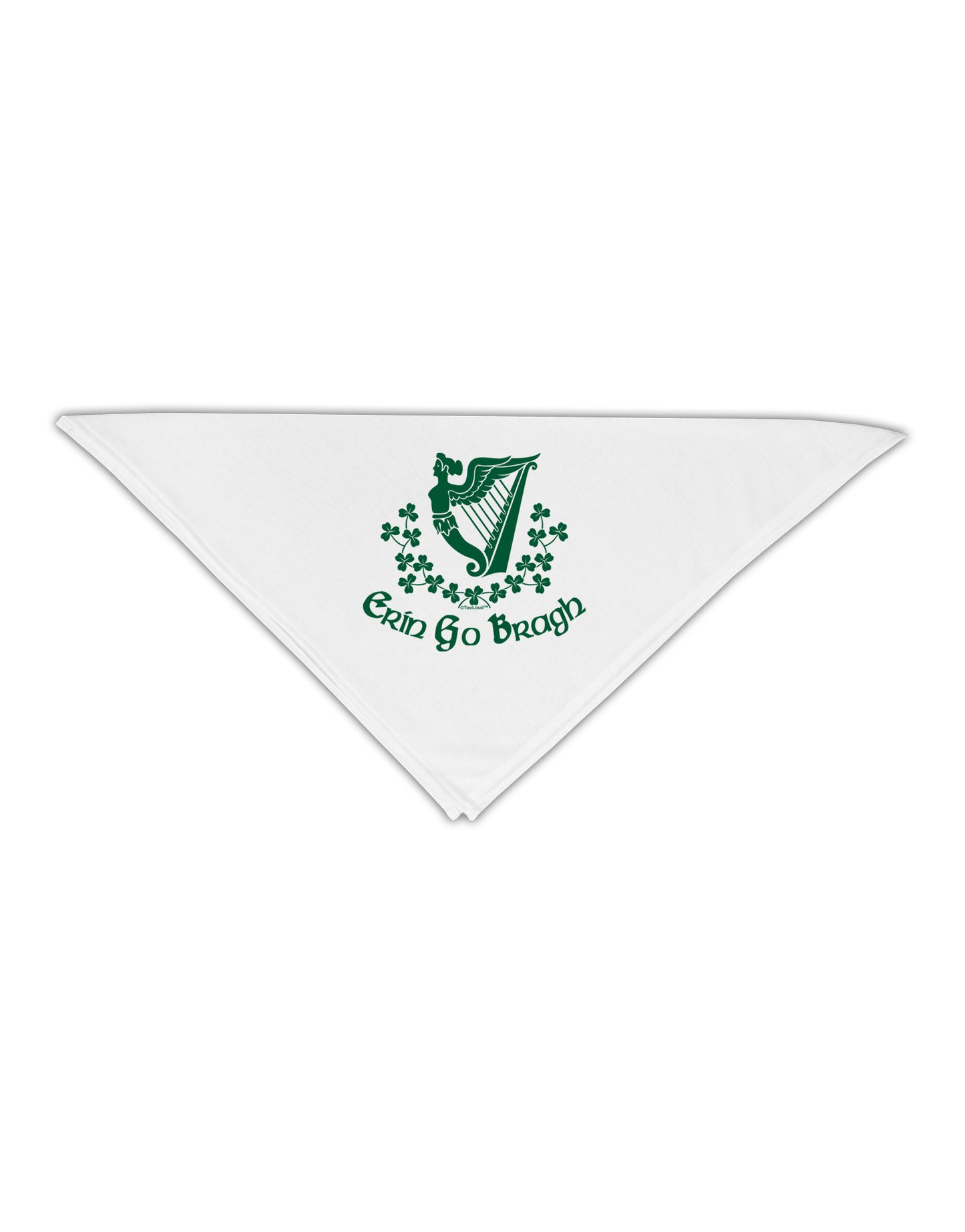 Erin Go Bragh Ireland Forever Adult 19" Square Bandana-Square Bandanas-TooLoud-White-One-Size-Adult-Davson Sales