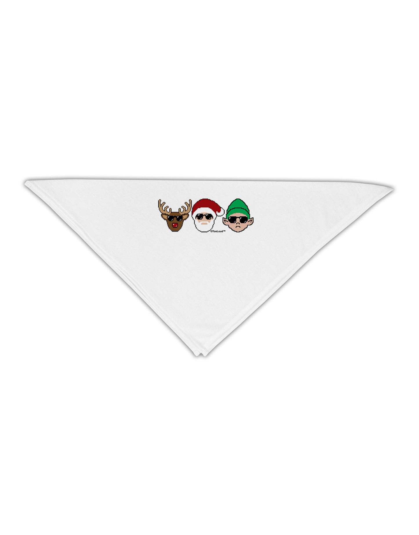 The X-mas Squad Adult 19" Square Bandana-Square Bandanas-TooLoud-White-One-Size-Adult-Davson Sales
