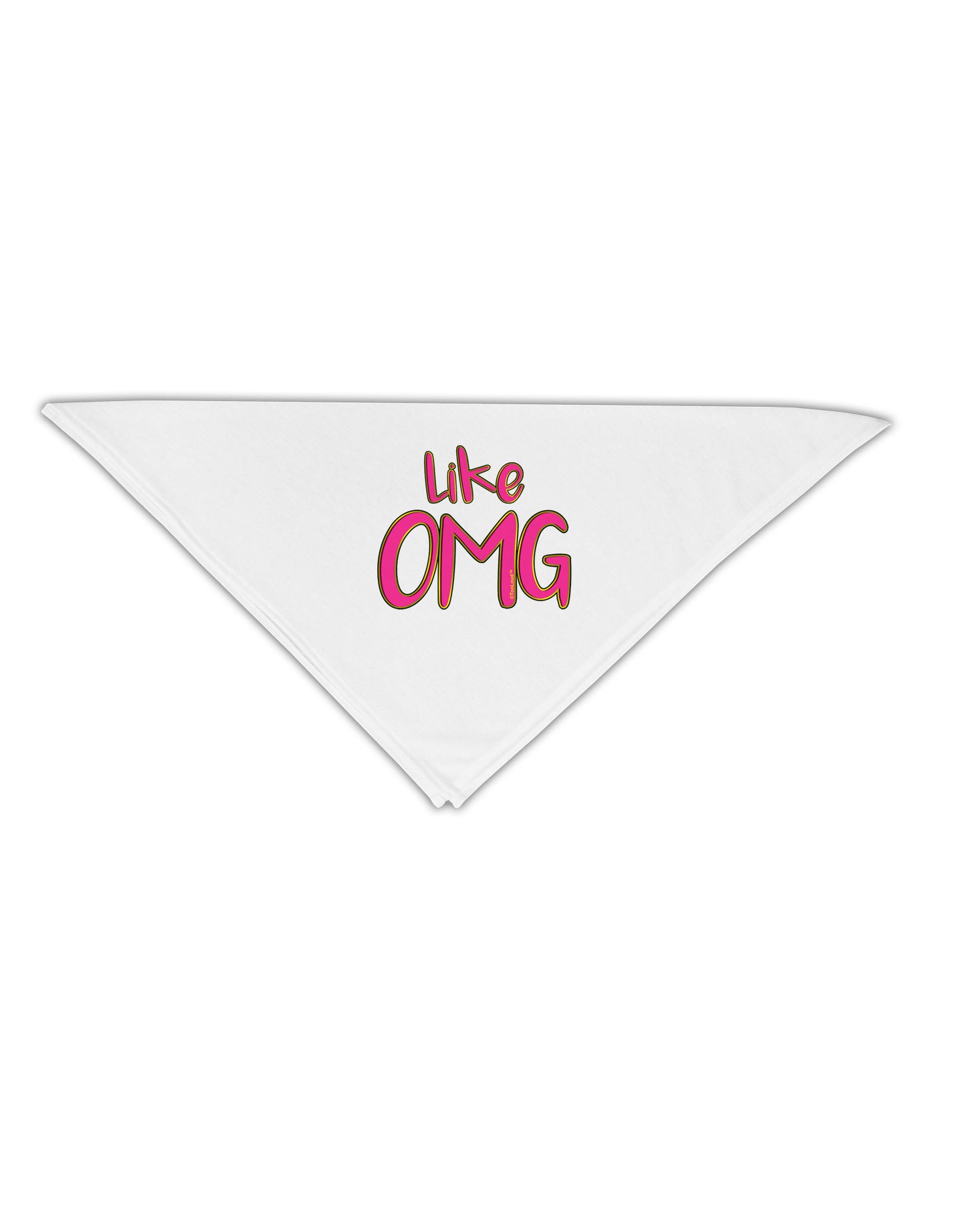 Like OMG Adult 19" Square Bandana by TooLoud-Square Bandanas-TooLoud-White-One-Size-Adult-Davson Sales