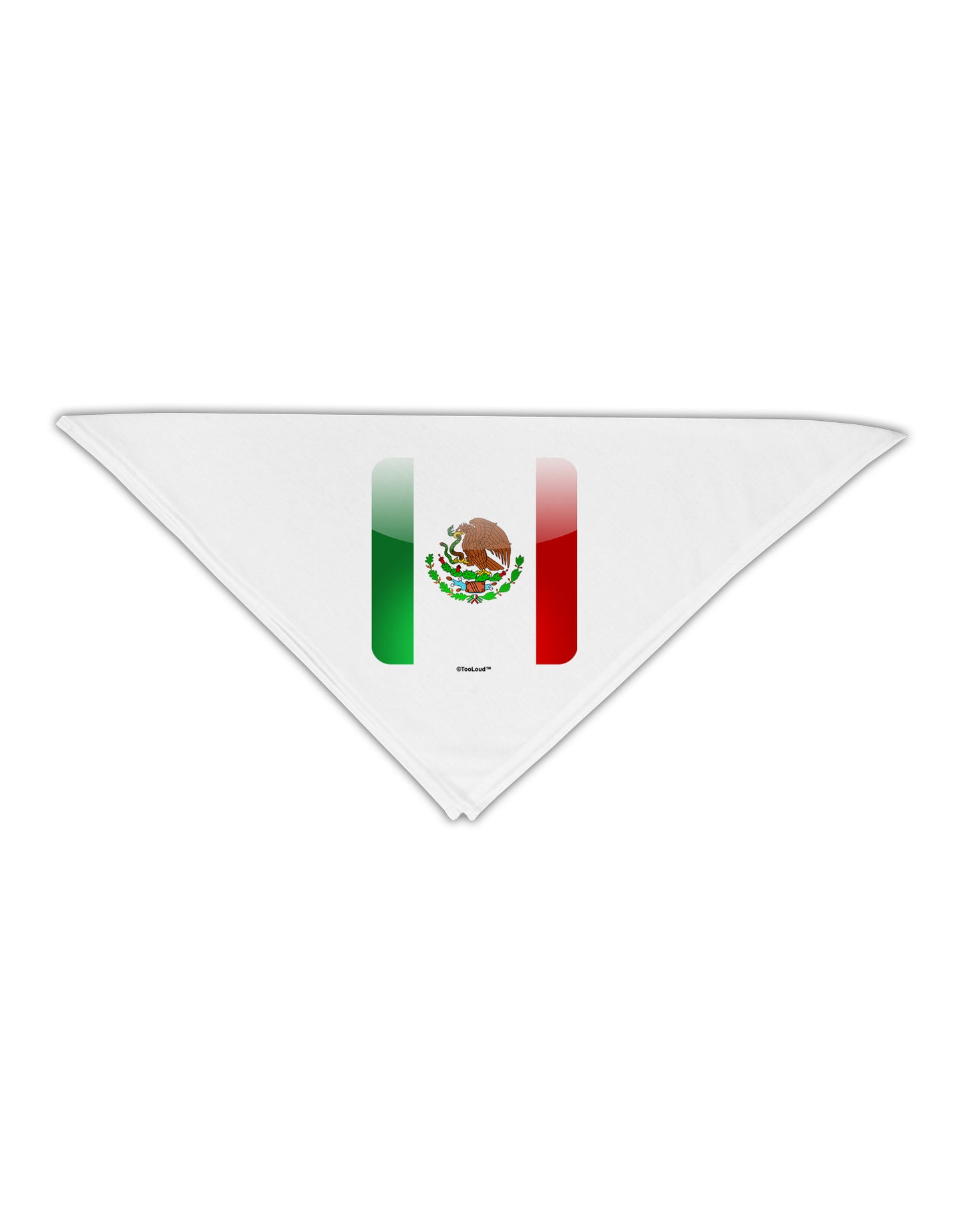 Mexican Flag App Icon Adult 19" Square Bandana by TooLoud-Square Bandanas-TooLoud-White-One-Size-Adult-Davson Sales