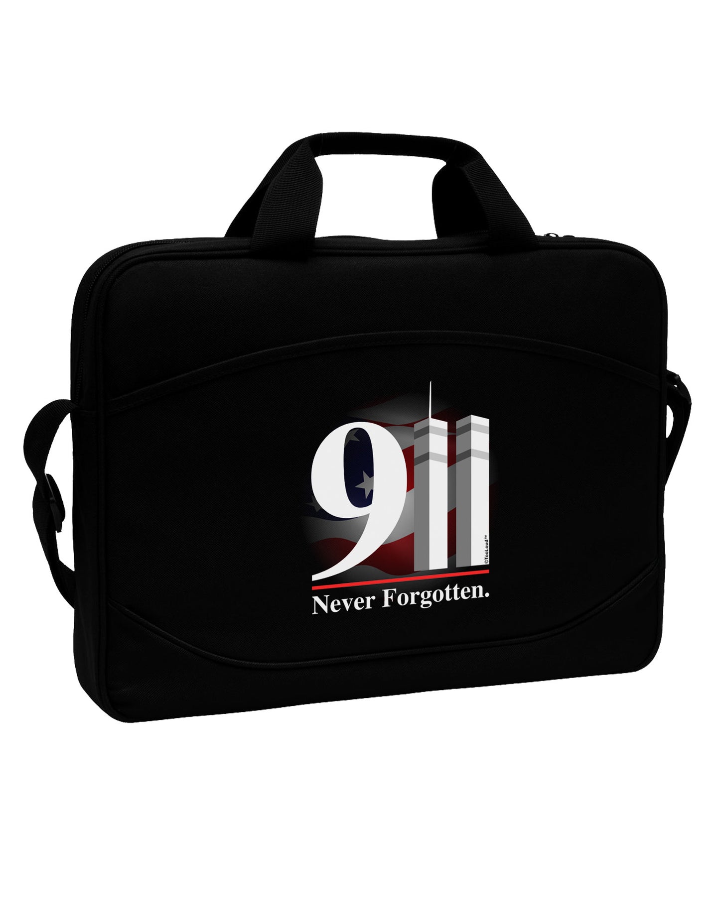 911 Never Forgotten 15" Dark Laptop / Tablet Case Bag-Laptop / Tablet Case Bag-TooLoud-Black-15 Inches-Davson Sales