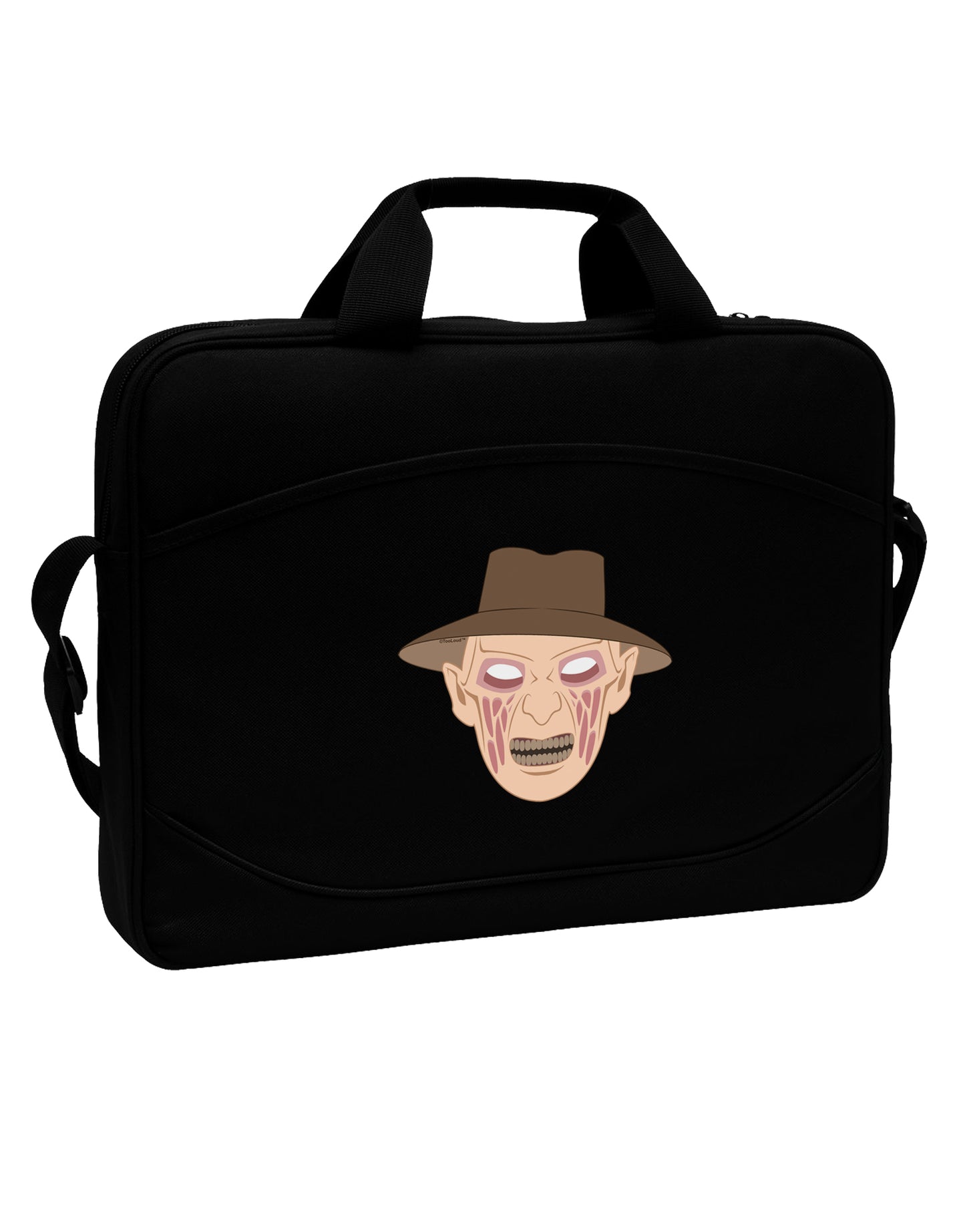 Scary Face With a Hat - Halloween 15" Dark Laptop / Tablet Case Bag-Laptop / Tablet Case Bag-TooLoud-Black-Davson Sales