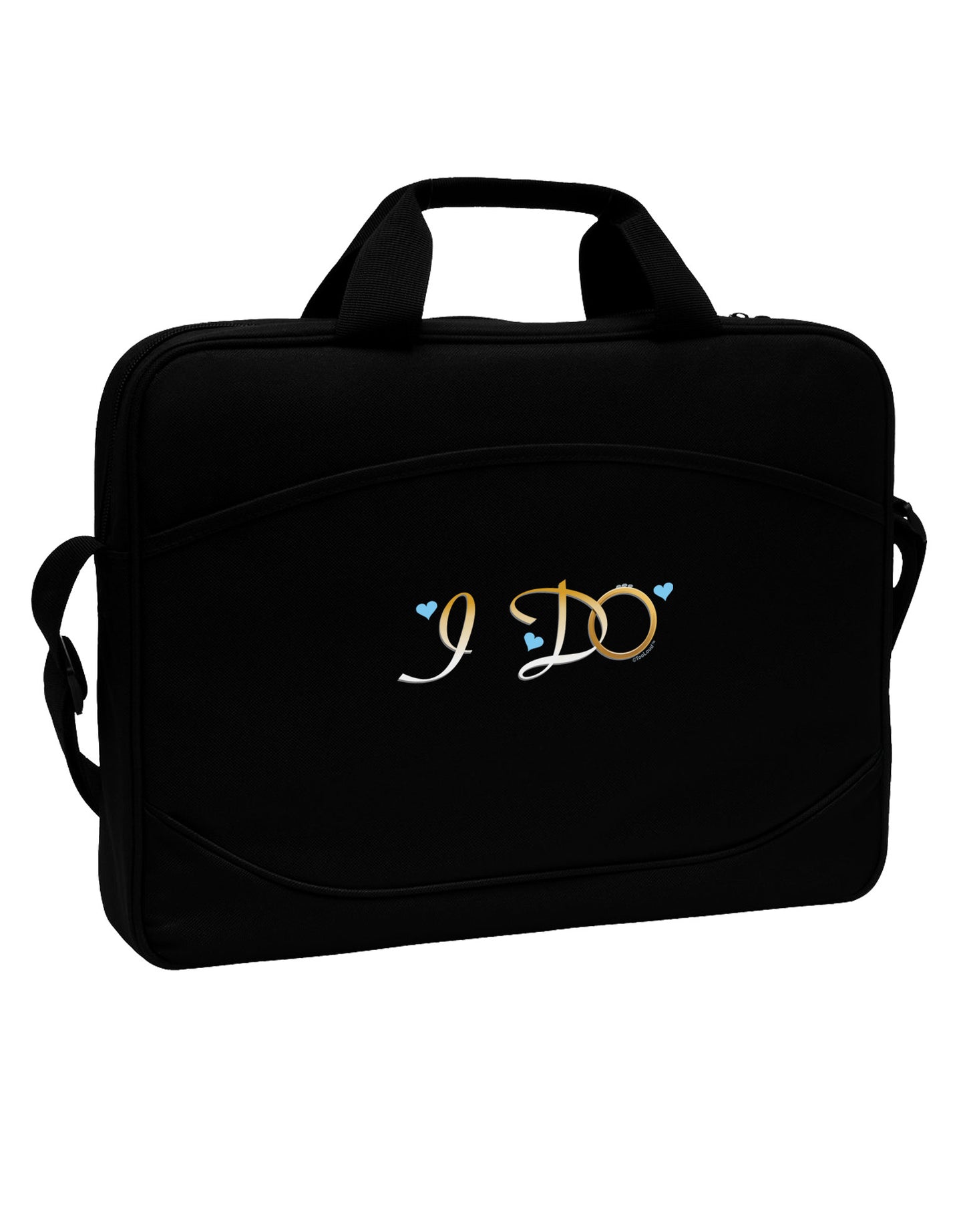I Do - Groom 15" Dark Laptop / Tablet Case Bag-Laptop / Tablet Case Bag-TooLoud-Black-White-15 Inches-Davson Sales