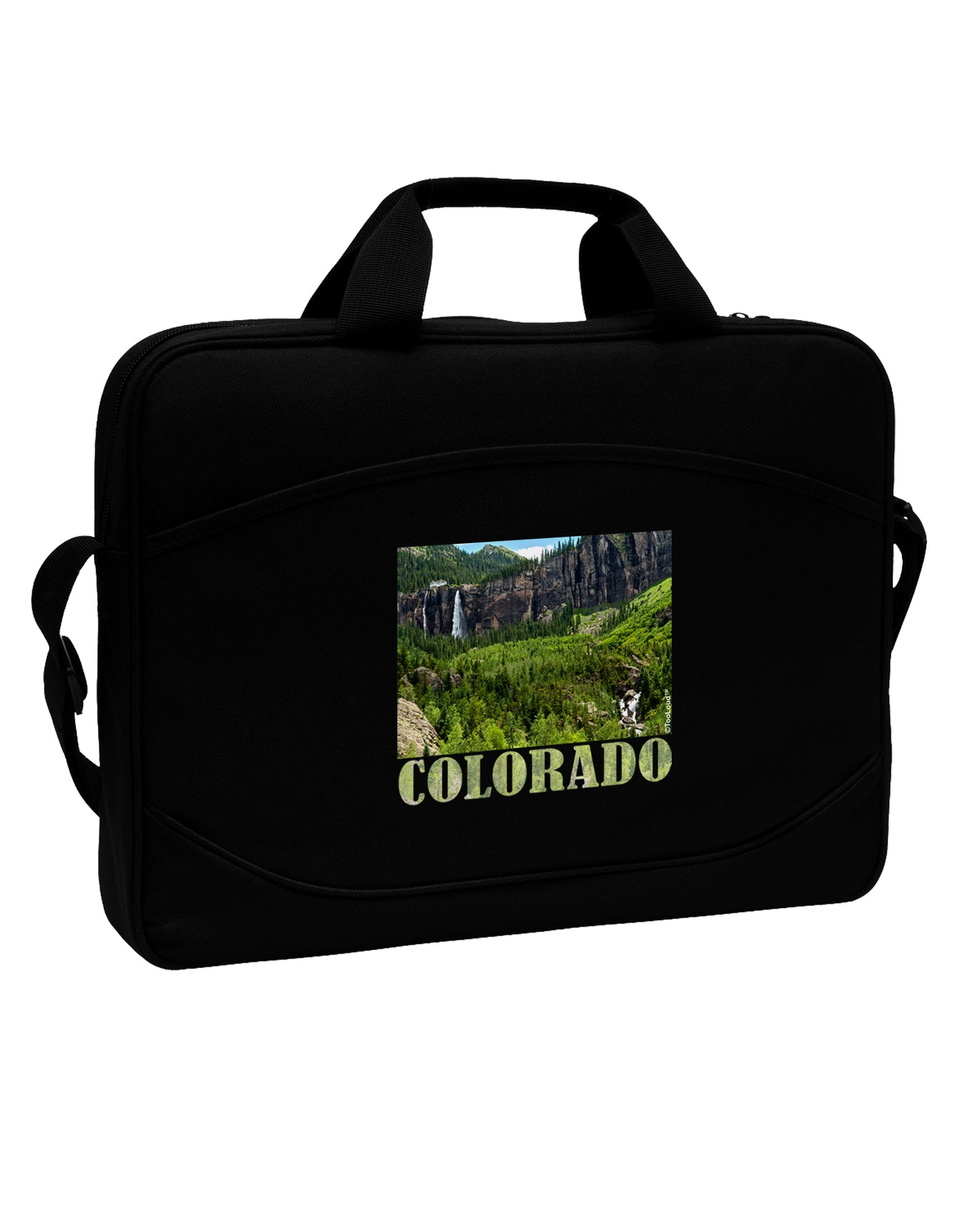 Beautiful Cliffs Colorado 15" Dark Laptop / Tablet Case Bag by TooLoud-Laptop / Tablet Case Bag-TooLoud-Black-Davson Sales
