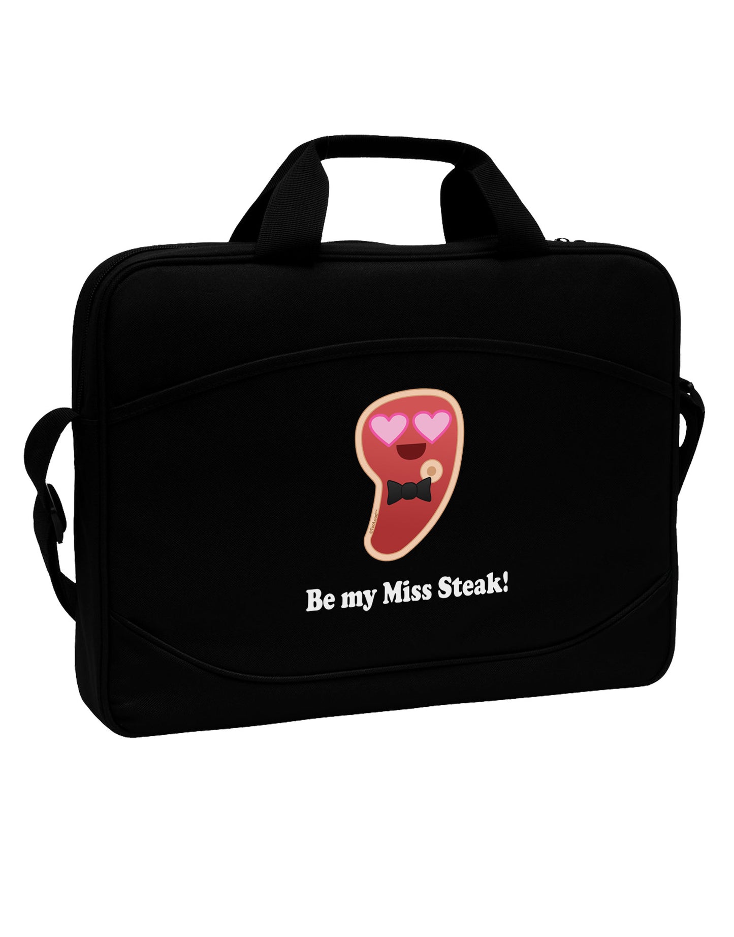 Be My Miss Steak - Romantic 15" Dark Laptop / Tablet Case Bag by TooLoud-Laptop / Tablet Case Bag-TooLoud-Black-Davson Sales