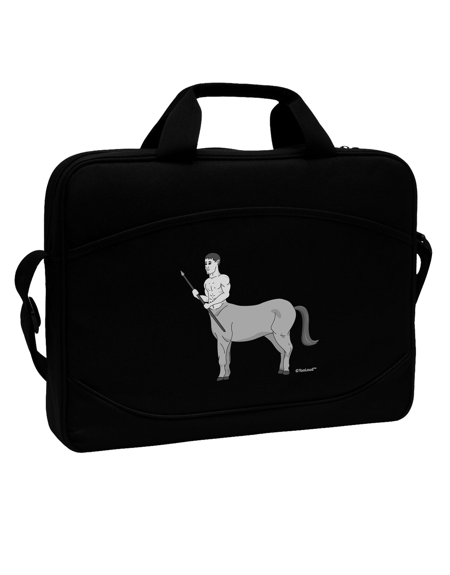 Greek Mythology Centaur Design - Grayscale 15" Dark Laptop / Tablet Case Bag by TooLoud-Laptop / Tablet Case Bag-TooLoud-Black-Davson Sales
