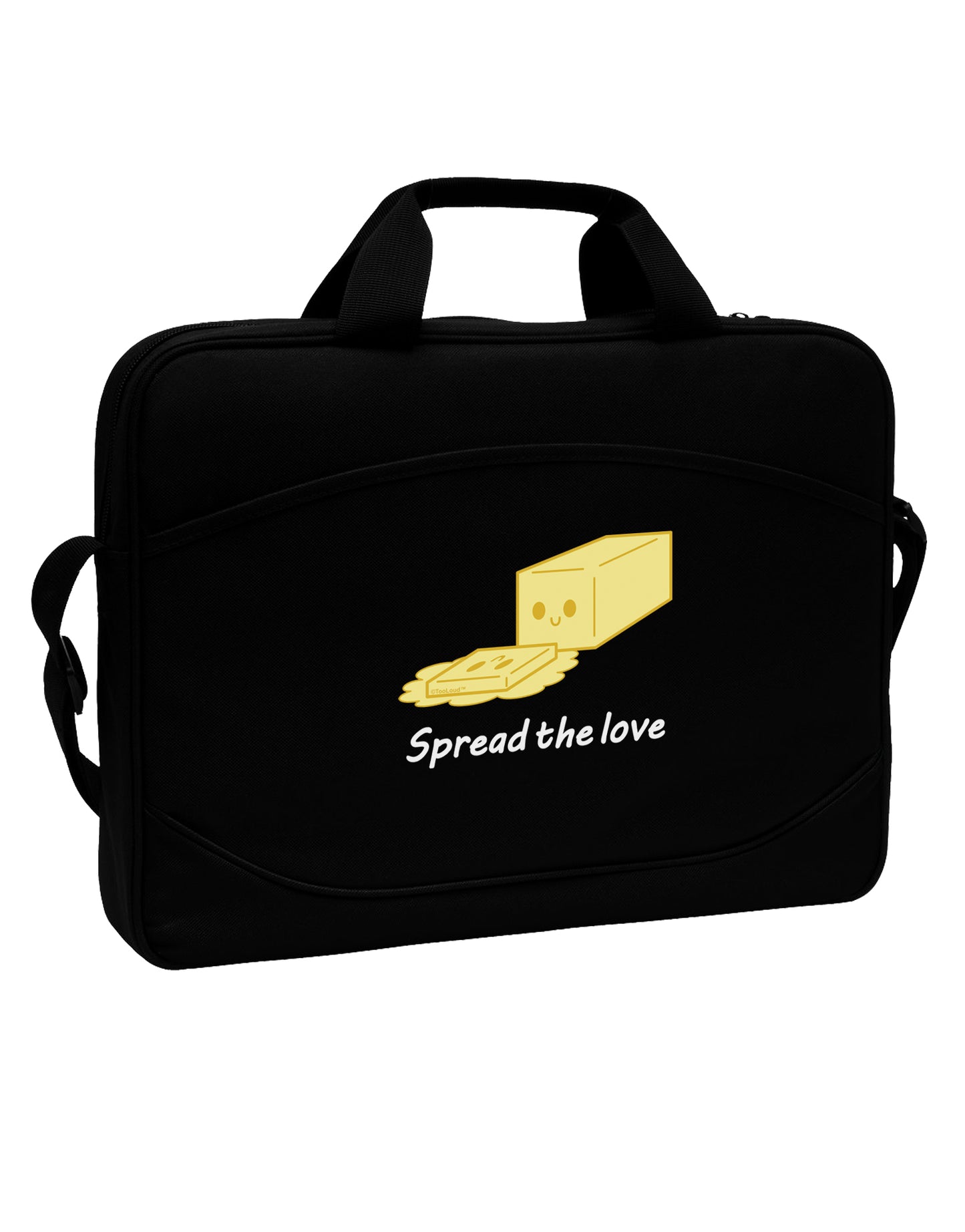 Butter - Spread the Love 15" Dark Laptop / Tablet Case Bag-Laptop / Tablet Case Bag-TooLoud-Black-Davson Sales