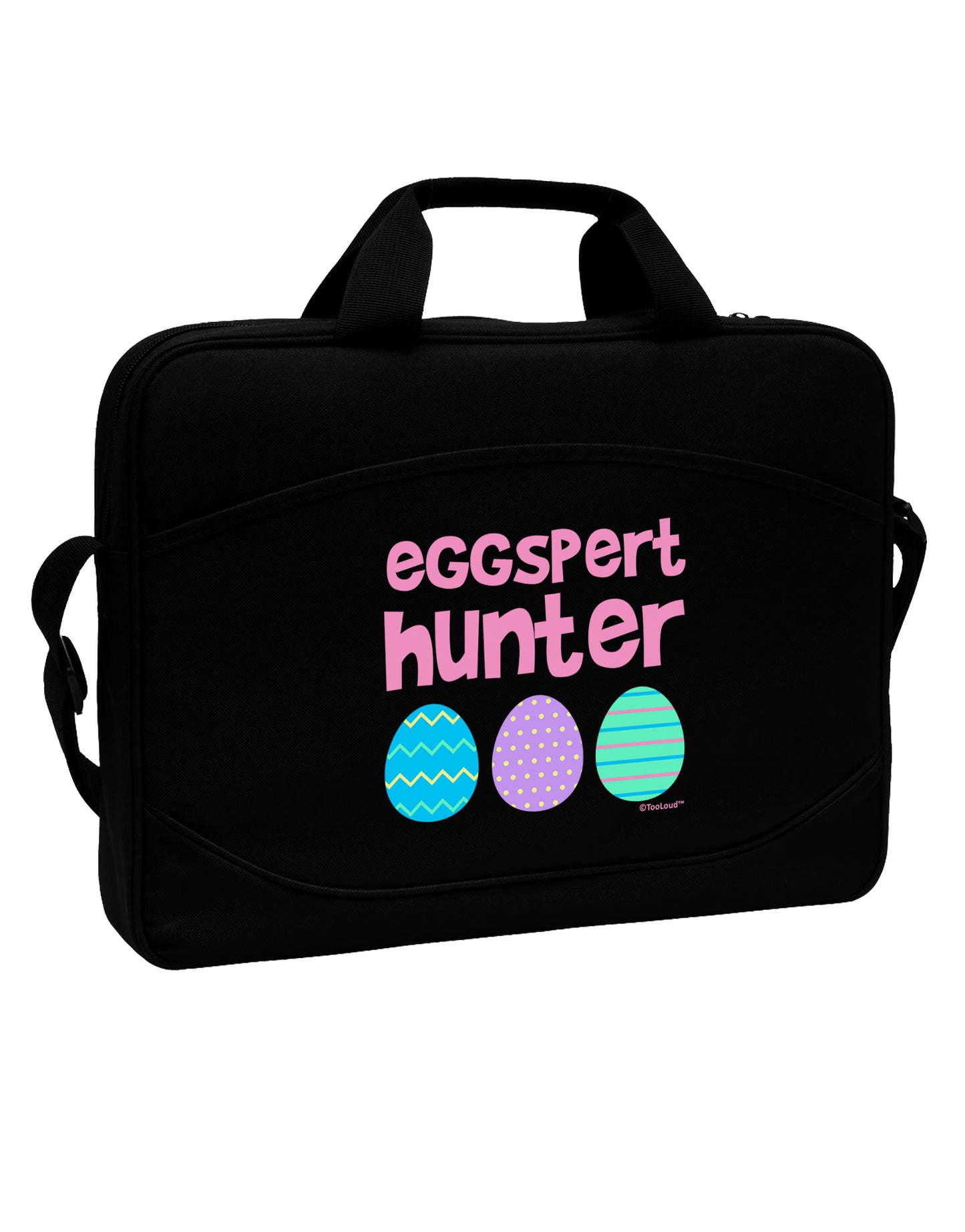 Eggspert Hunter - Easter - Pink 15" Dark Laptop / Tablet Case Bag by TooLoud-Laptop / Tablet Case Bag-TooLoud-Black-Davson Sales