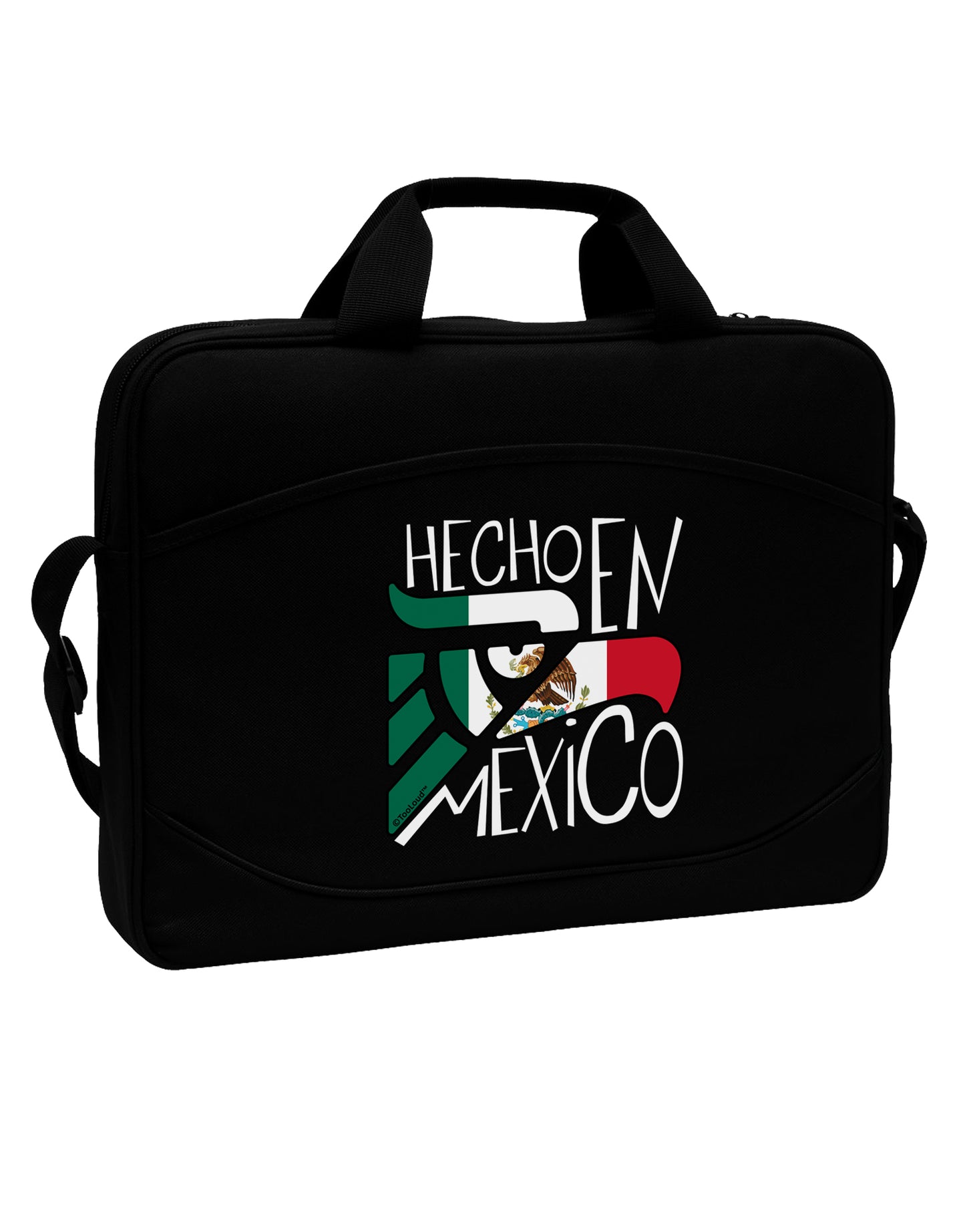Hecho en Mexico Design - Mexican Flag 15" Dark Laptop / Tablet Case Bag by TooLoud-Laptop / Tablet Case Bag-TooLoud-Black-Davson Sales