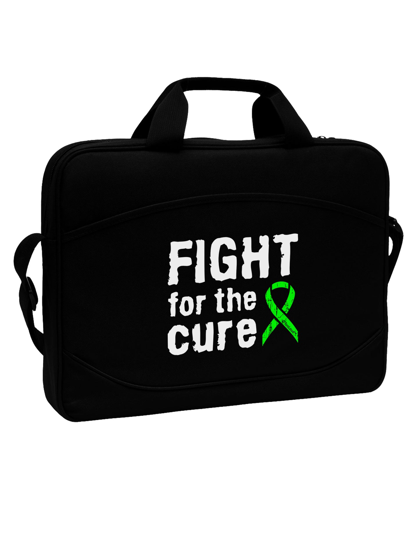 Fight for the Cure - Lime Green Ribbon Lyme Disease 15" Dark Laptop / Tablet Case Bag by TooLoud-Laptop / Tablet Case Bag-TooLoud-Black-Davson Sales