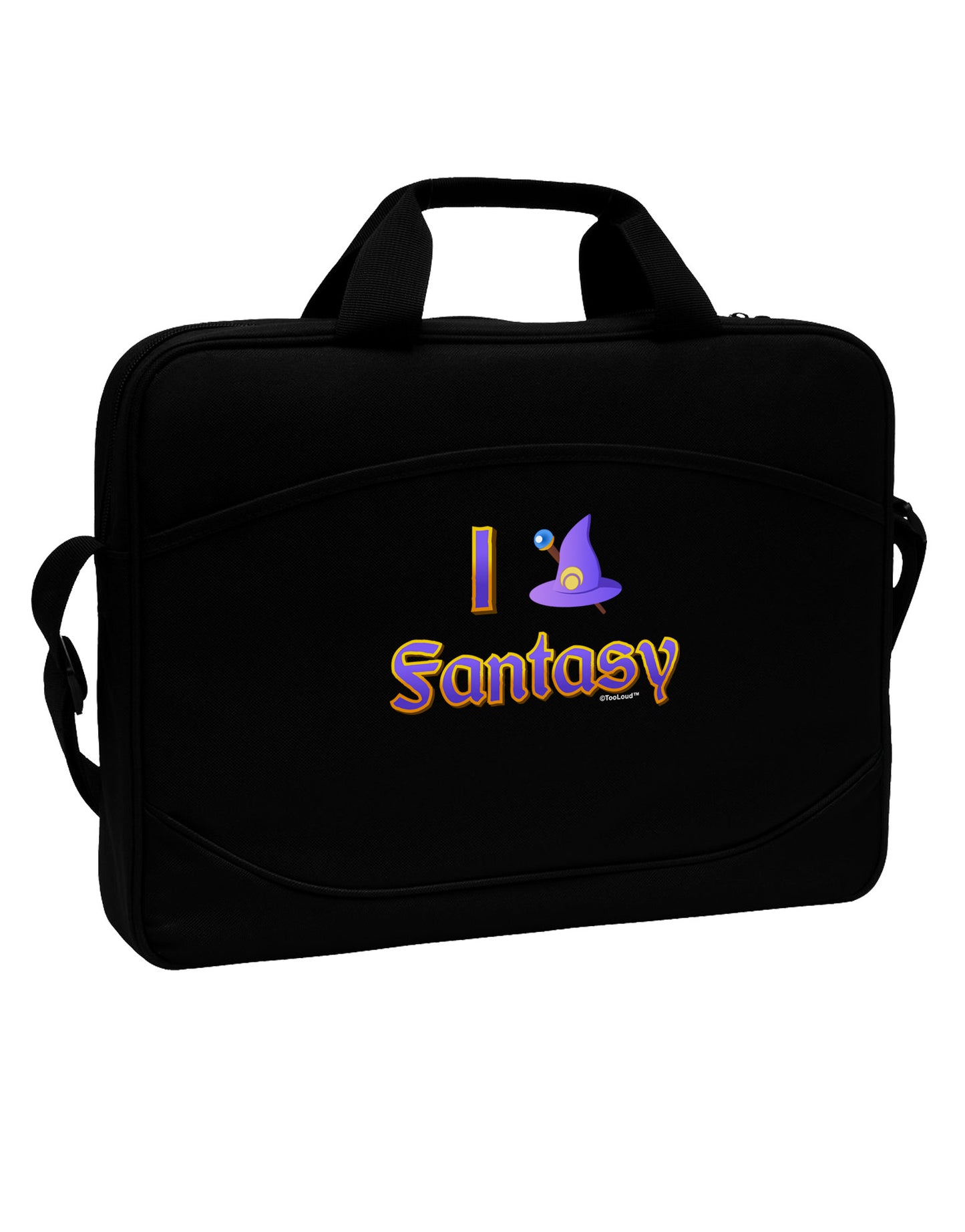 I Love Fantasy 15" Dark Laptop / Tablet Case Bag-Laptop / Tablet Case Bag-TooLoud-Black-15 Inches-Davson Sales