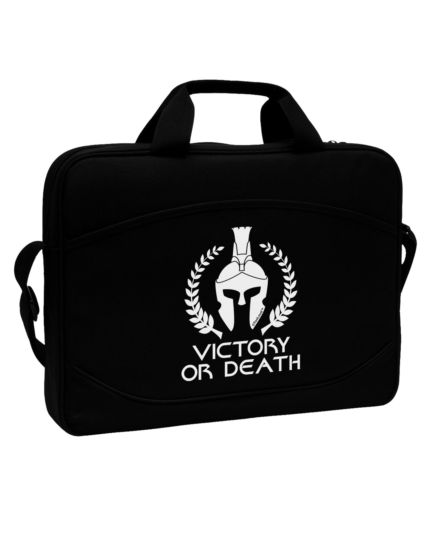Spartan Victory Or Death 15" Dark Laptop / Tablet Case Bag-Laptop / Tablet Case Bag-TooLoud-Black-15 Inches-Davson Sales