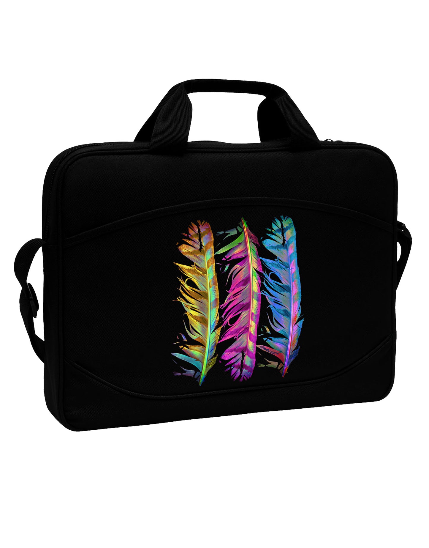 Magic Feathers 15" Dark Laptop / Tablet Case Bag-Laptop / Tablet Case Bag-TooLoud-Black-15 Inches-Davson Sales