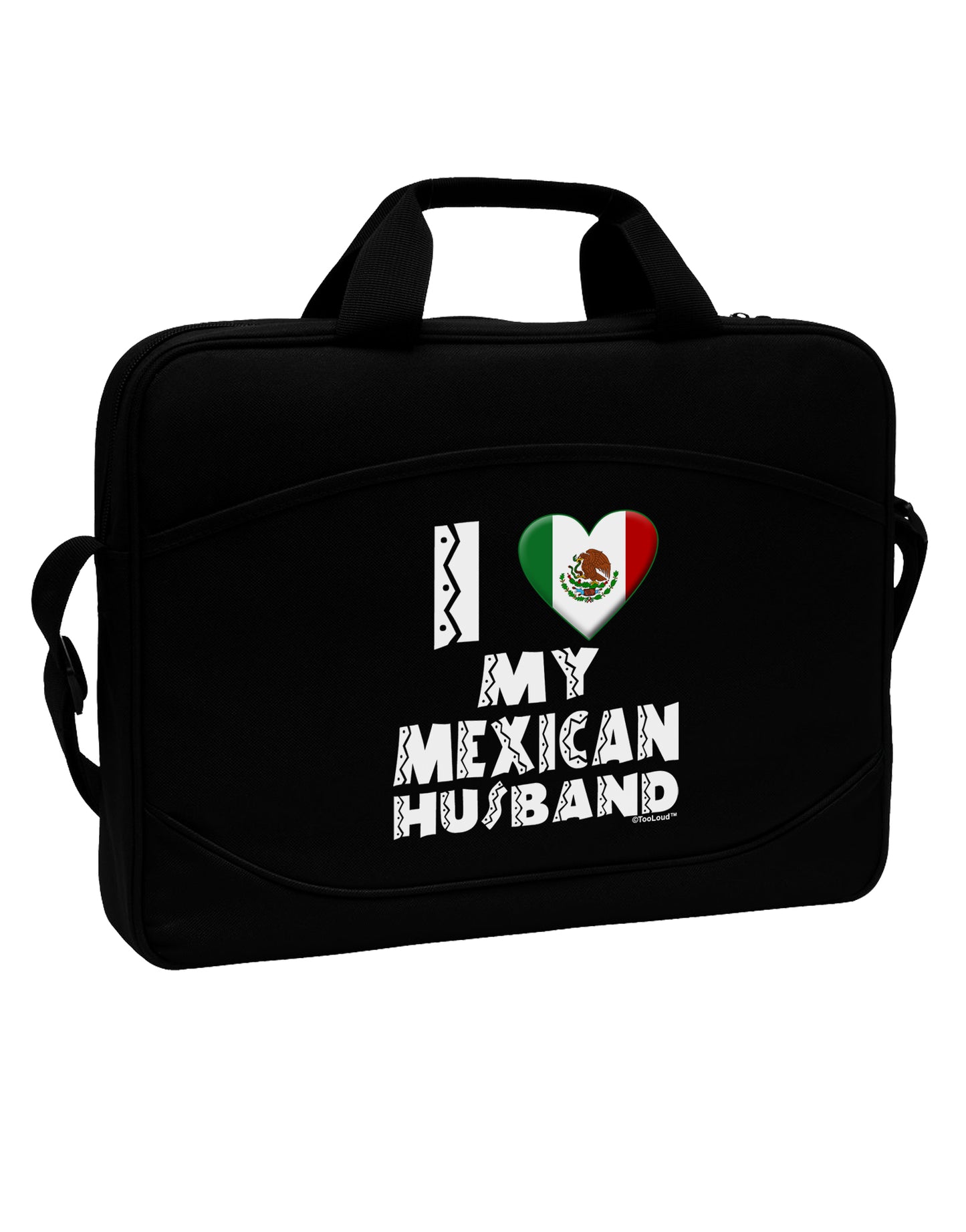 I Heart My Mexican Husband 15" Dark Laptop / Tablet Case Bag by TooLoud-Laptop / Tablet Case Bag-TooLoud-Black-Davson Sales