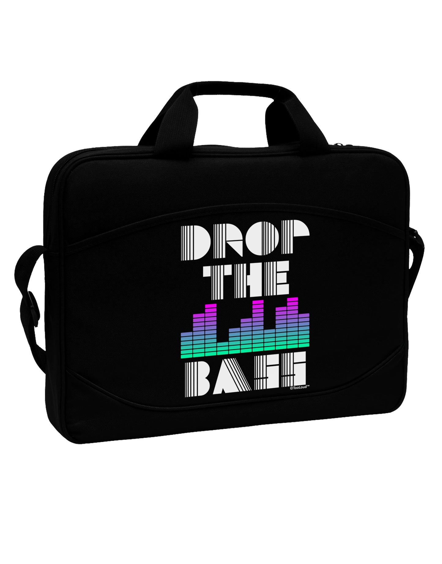 Drop the Bass 15" Dark Laptop / Tablet Case Bag by TooLoud-Laptop / Tablet Case Bag-TooLoud-Black-Davson Sales