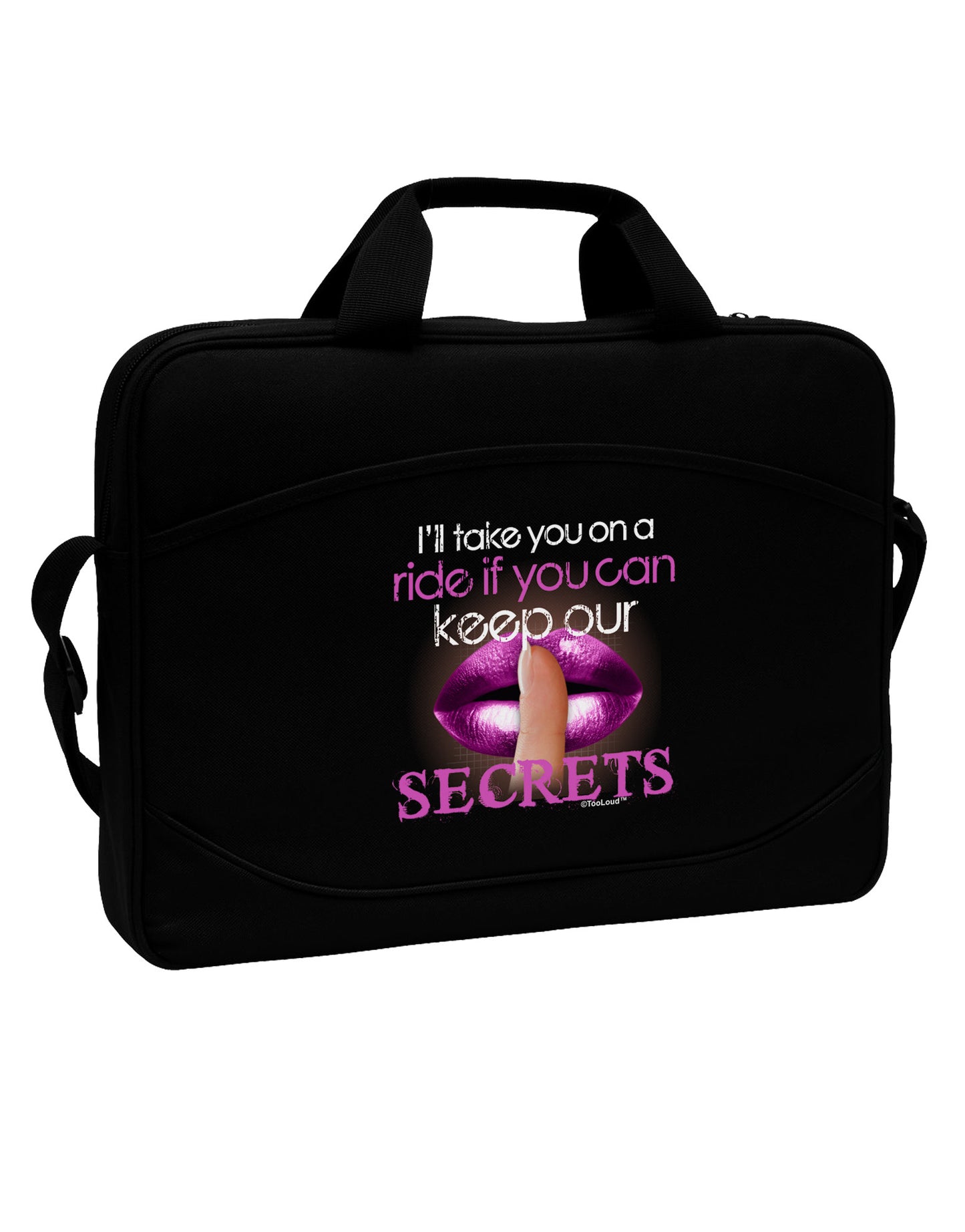 If You Can Keep Our Secrets 15" Dark Laptop / Tablet Case Bag-Laptop / Tablet Case Bag-TooLoud-Black-Davson Sales