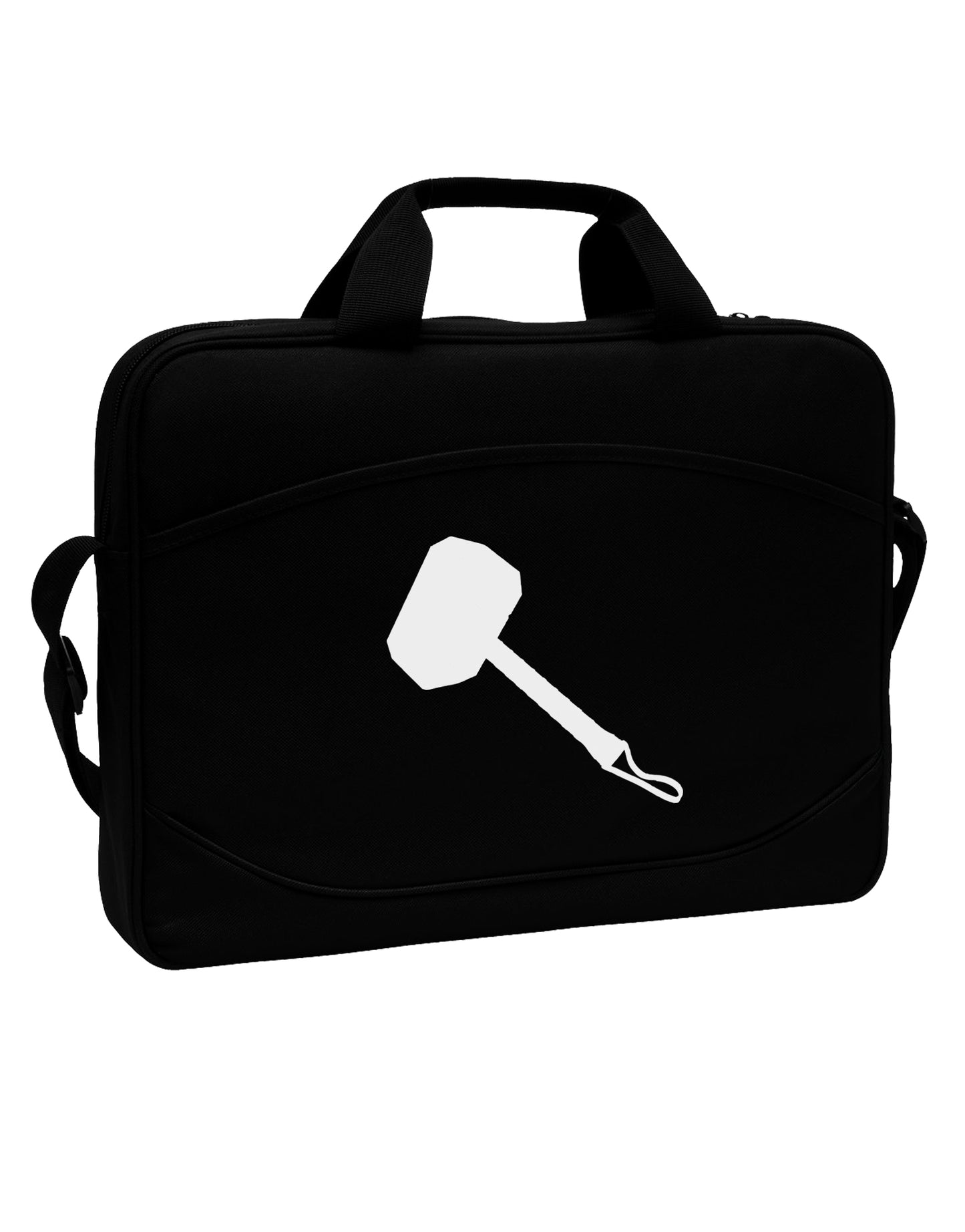 Thors Hammer Nordic Runes Lucky Odin Mjolnir Valhalla 15" Dark Laptop / Tablet Case Bag by TooLoud-TooLoud-Black-15 Inches-Davson Sales
