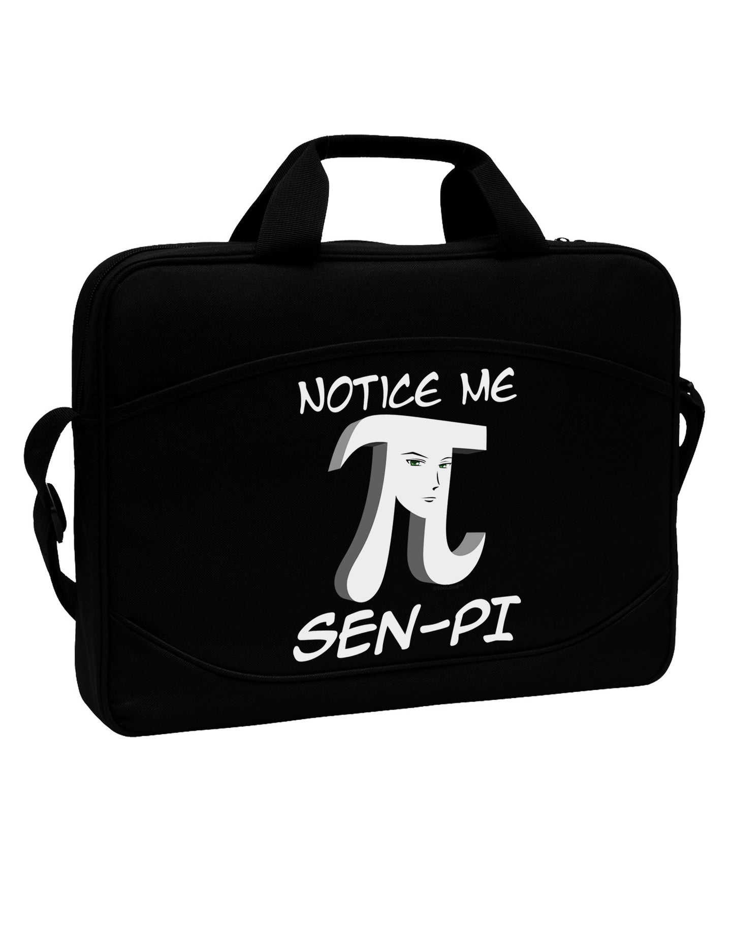 Notice Me Sen-Pi 15" Dark Laptop / Tablet Case Bag-Laptop / Tablet Case Bag-TooLoud-Black-White-15 Inches-Davson Sales